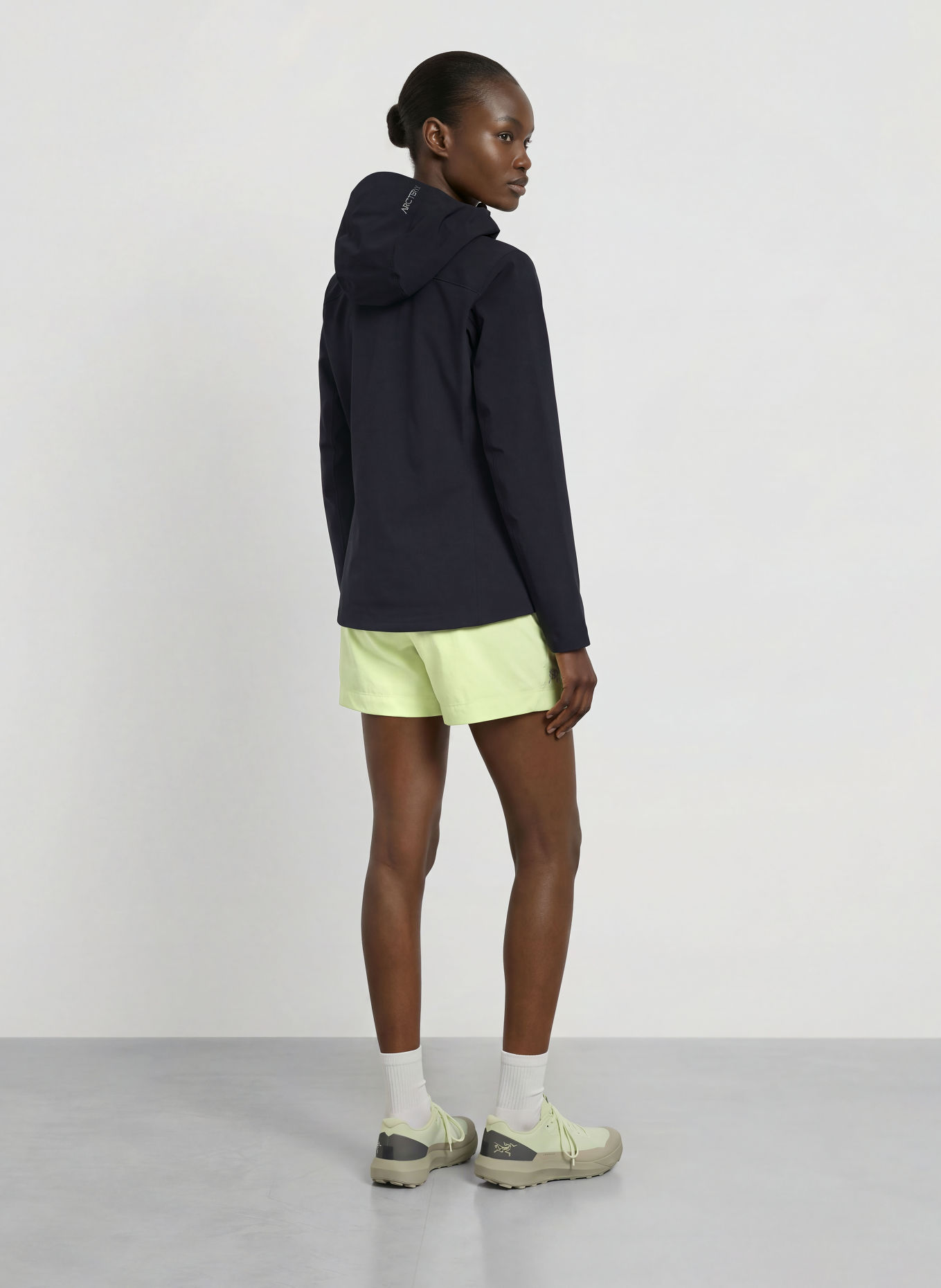 ARC'TERYX Softshell-Jacke GAMMA HOODY: SCHWARZ