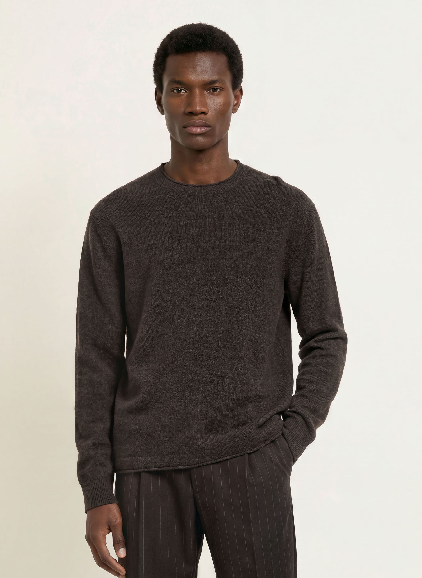 NN.07 Pull SAMMY: MARRON FONCÉ