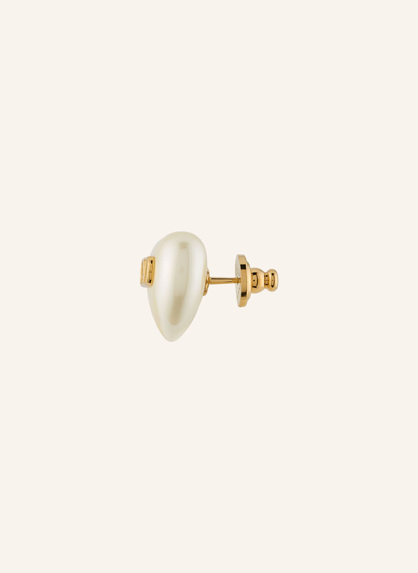 VALENTINO GARAVANI Cercei VLOGO SIGNATURE PEARL: ALB / AUR