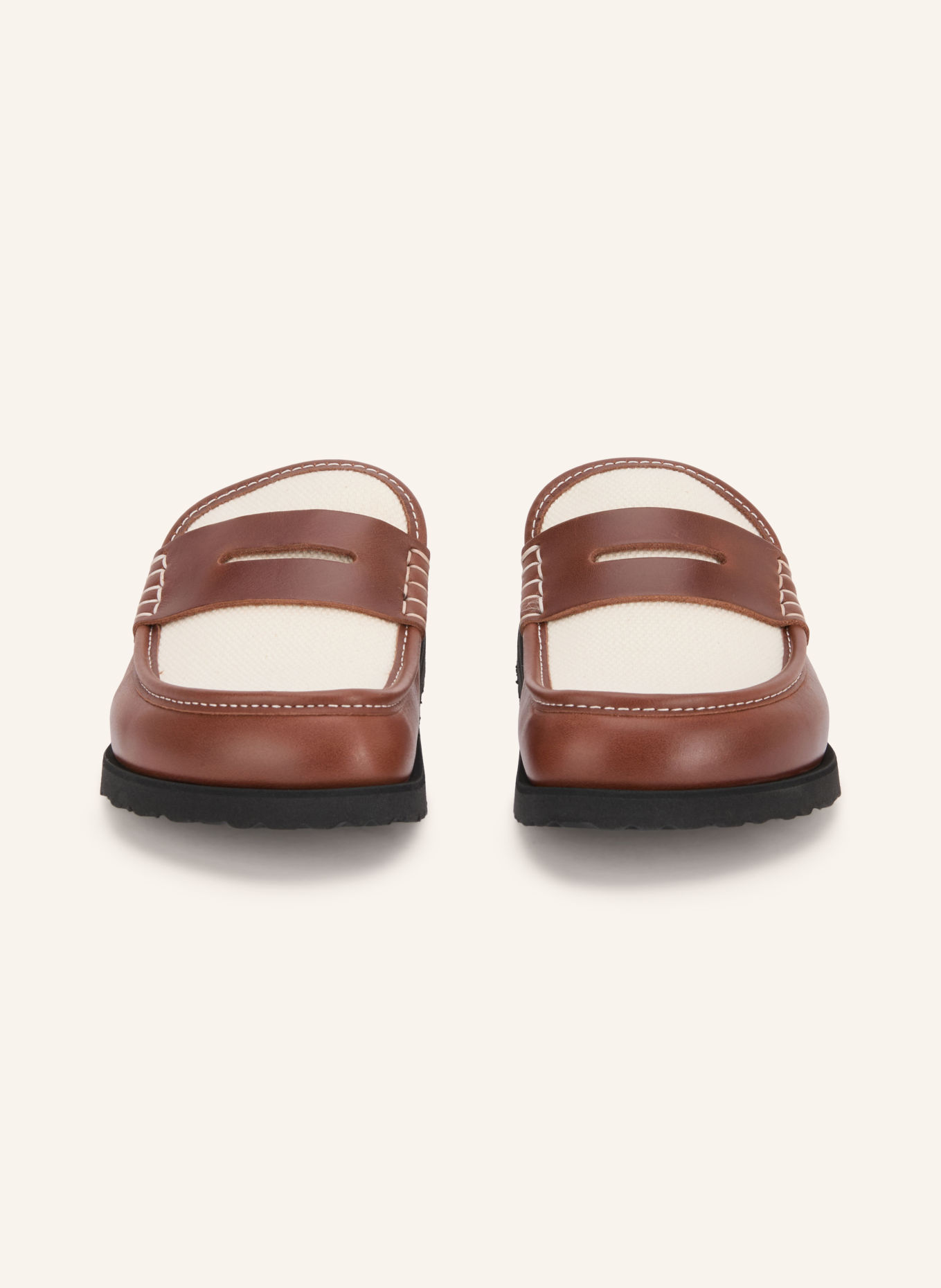 1774 BIRKENSTOCK Mules NAPLES WRAPPED: BRAUN / CREME