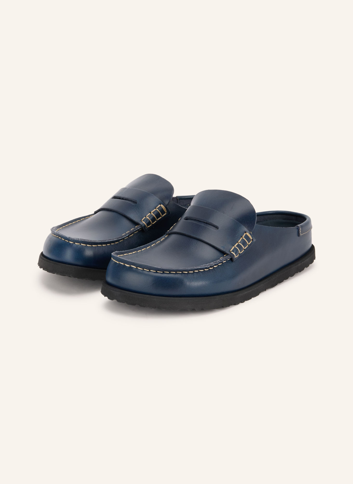 1774 BIRKENSTOCK Pennyloafer NAPLES: DONKERBLAUW