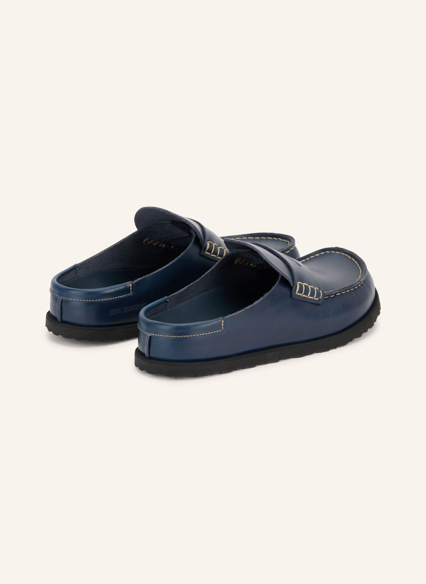 1774 BIRKENSTOCK Pennyloafer NAPLES: DONKERBLAUW
