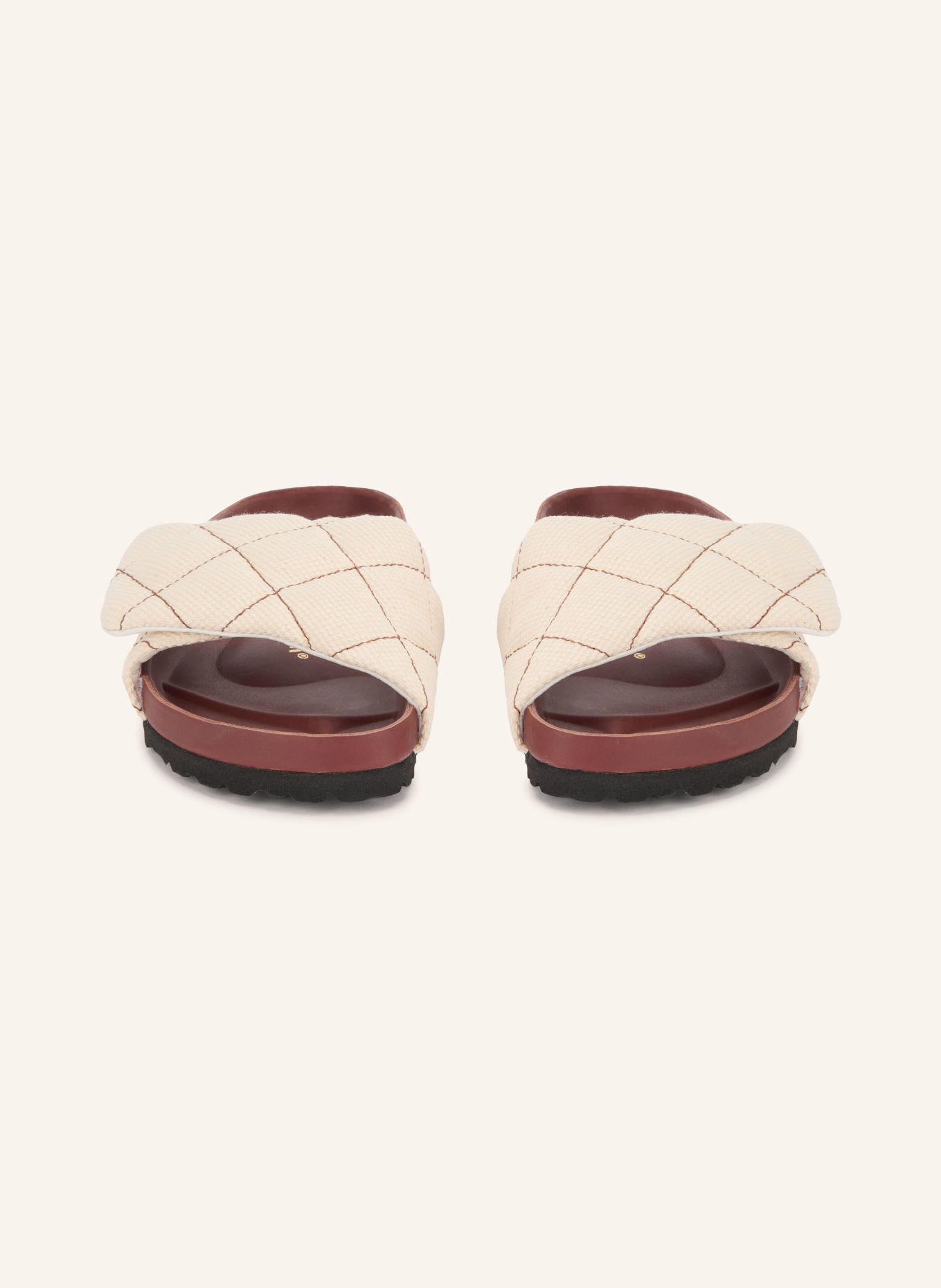 1774 BIRKENSTOCK Muiltjes SYLT PADDED 1774: CRÈME
