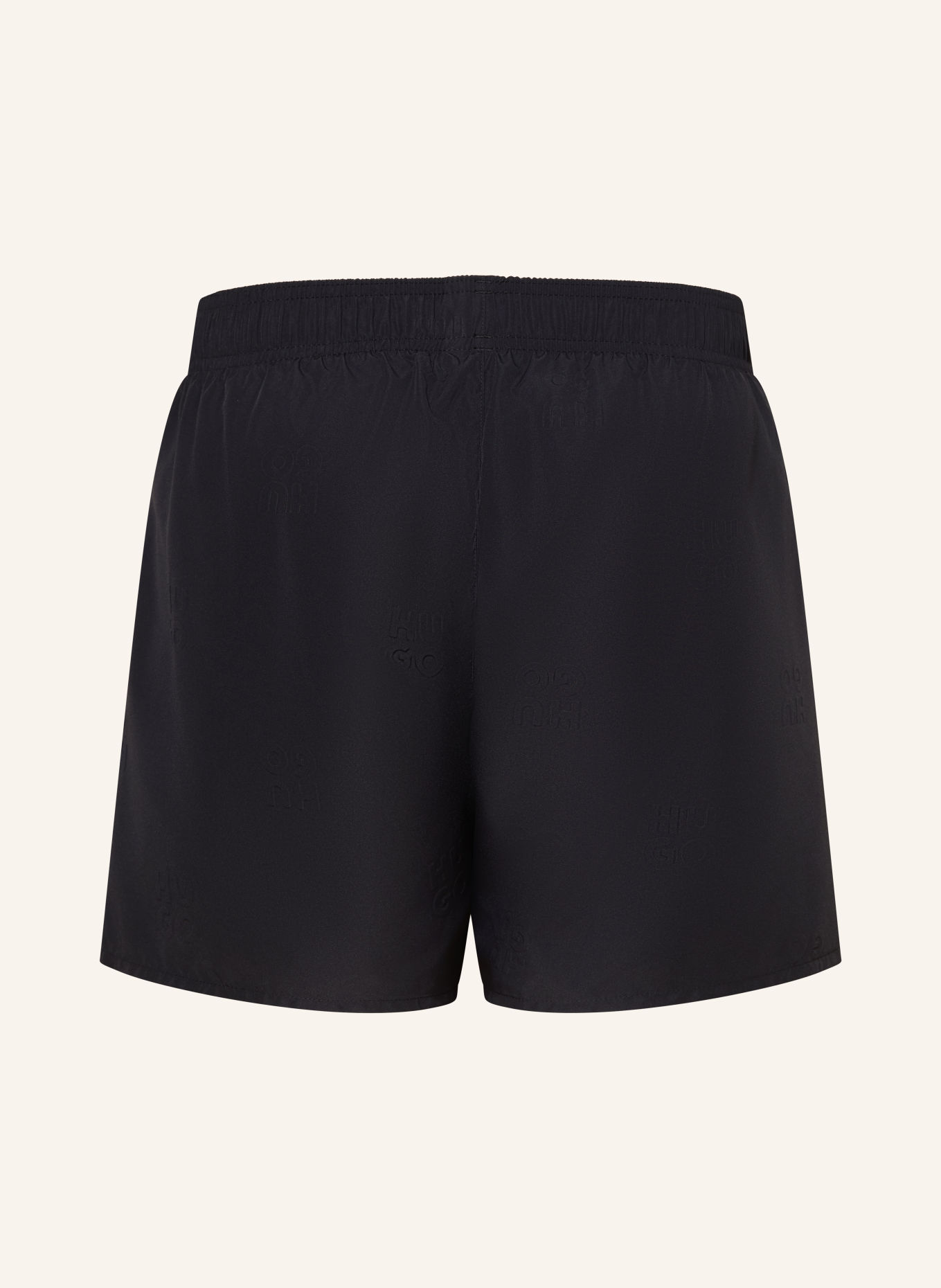 HUGO Zwemshort TONAL LOGO: ZWART