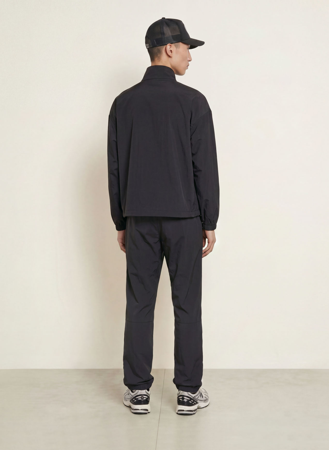 COLE BUXTON Overshirt: BLACK / WHITE