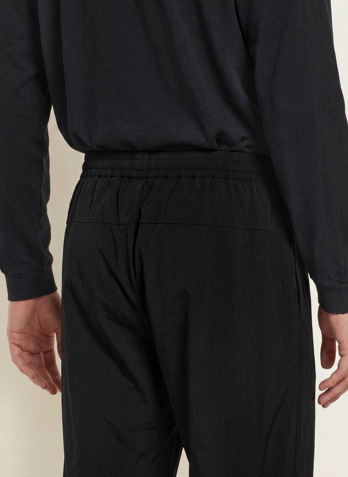 COLE BUXTON Broek in joggingstijl, extra slim fit: ZWART
