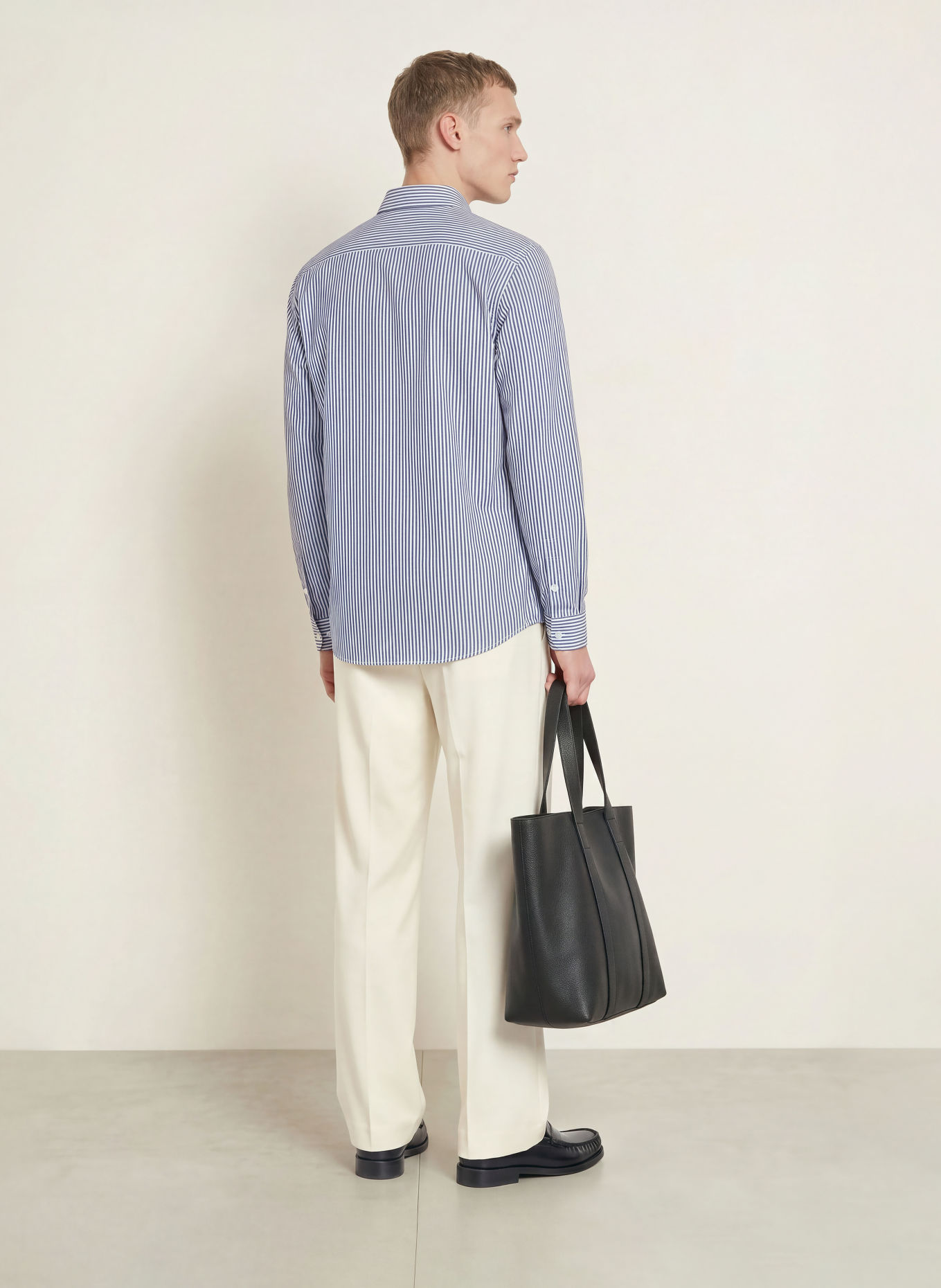 A.P.C. Overhemd CHEMISE Comfort Fit: ZWART / WIT