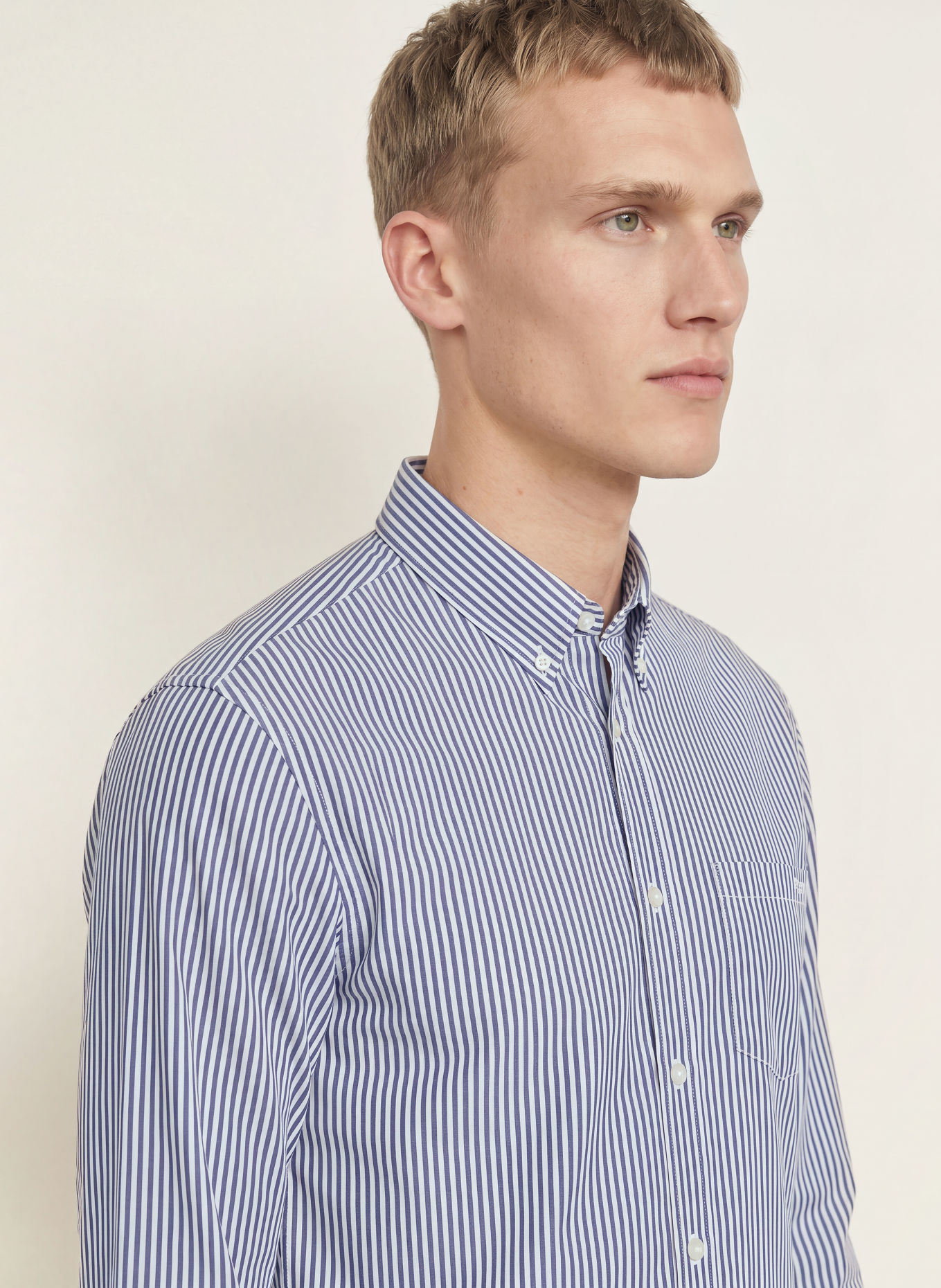 A.P.C. Overhemd CHEMISE Comfort Fit: ZWART / WIT