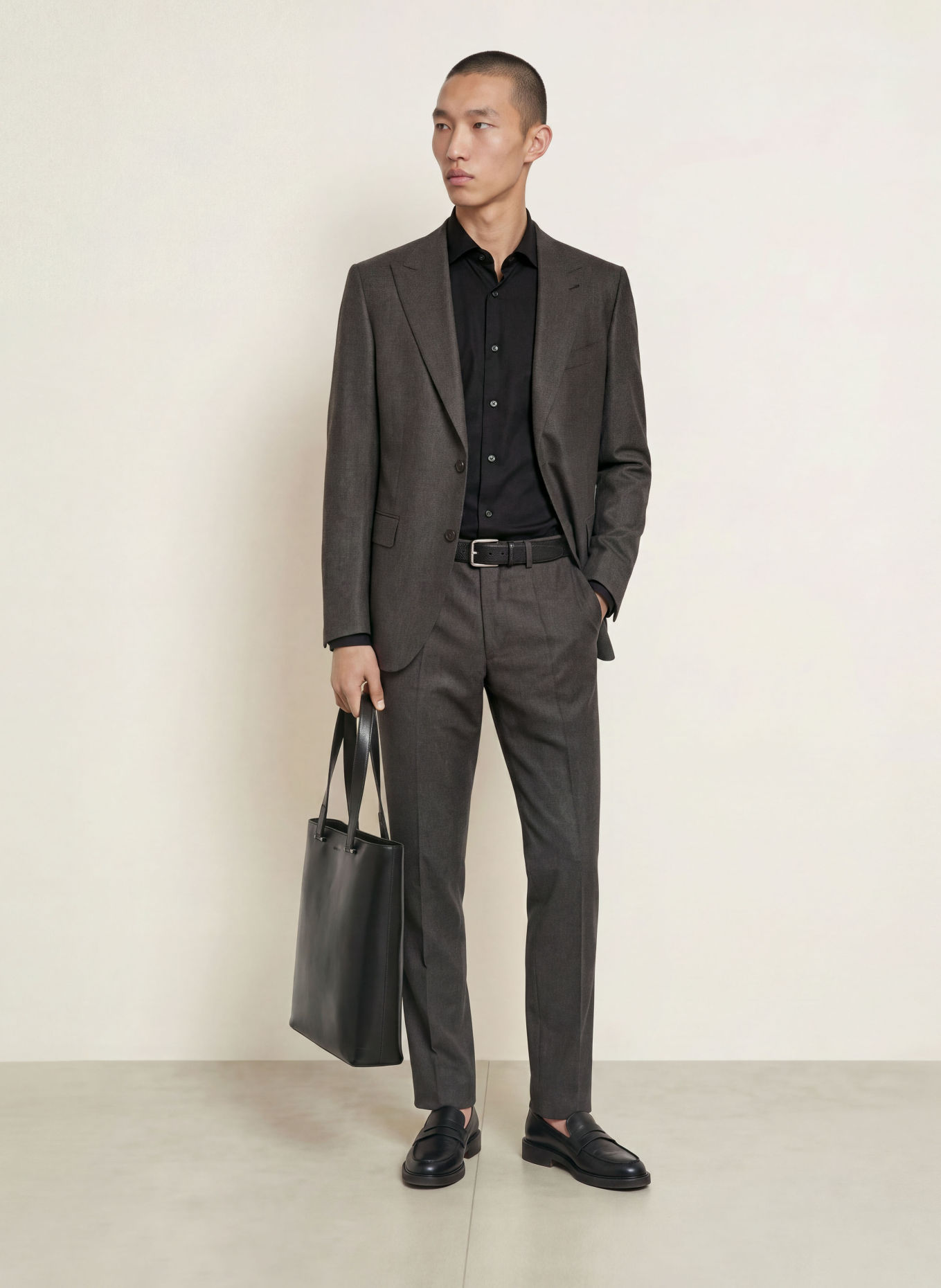 seidensticker Jersey shirt Shaped Fit: ZWART