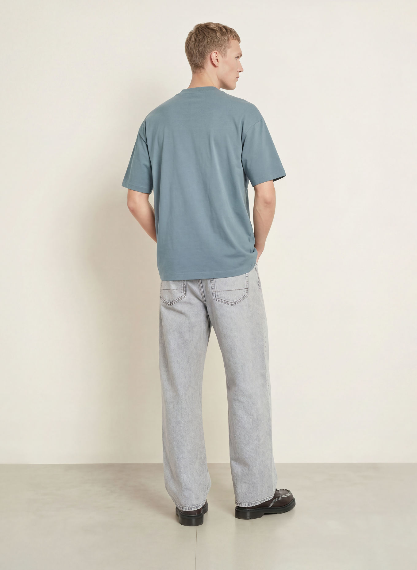 ALLSAINTS T-shirt XANDER: BLAUWGRIJS