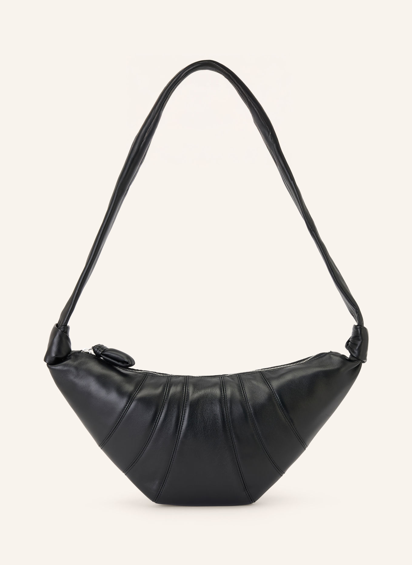 LEMAIRE Skuldertaske CROISSANT MEDIUM: SORT