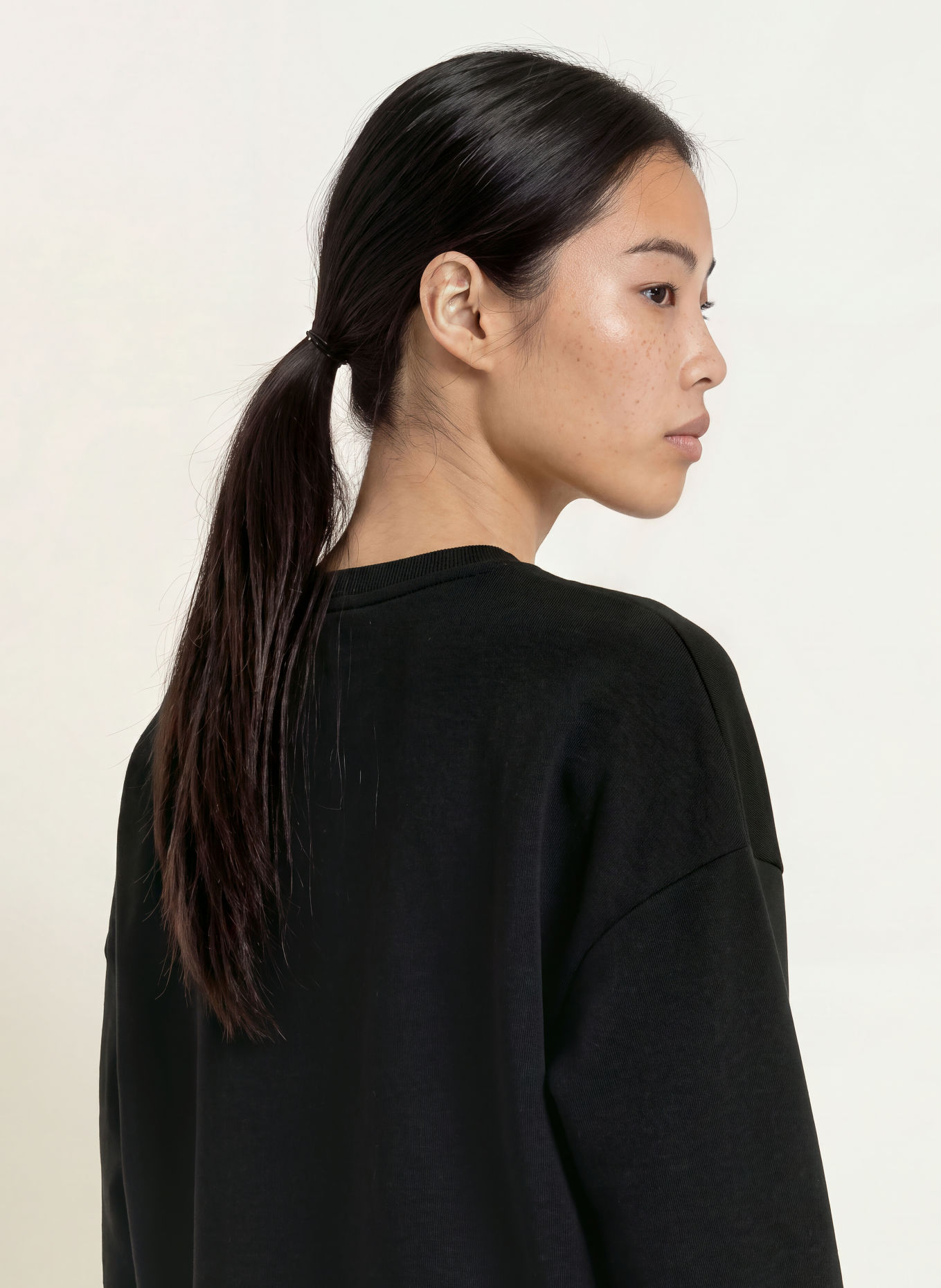 MOS MOSH Oversized sweatshirt MMNIMA: ZWART