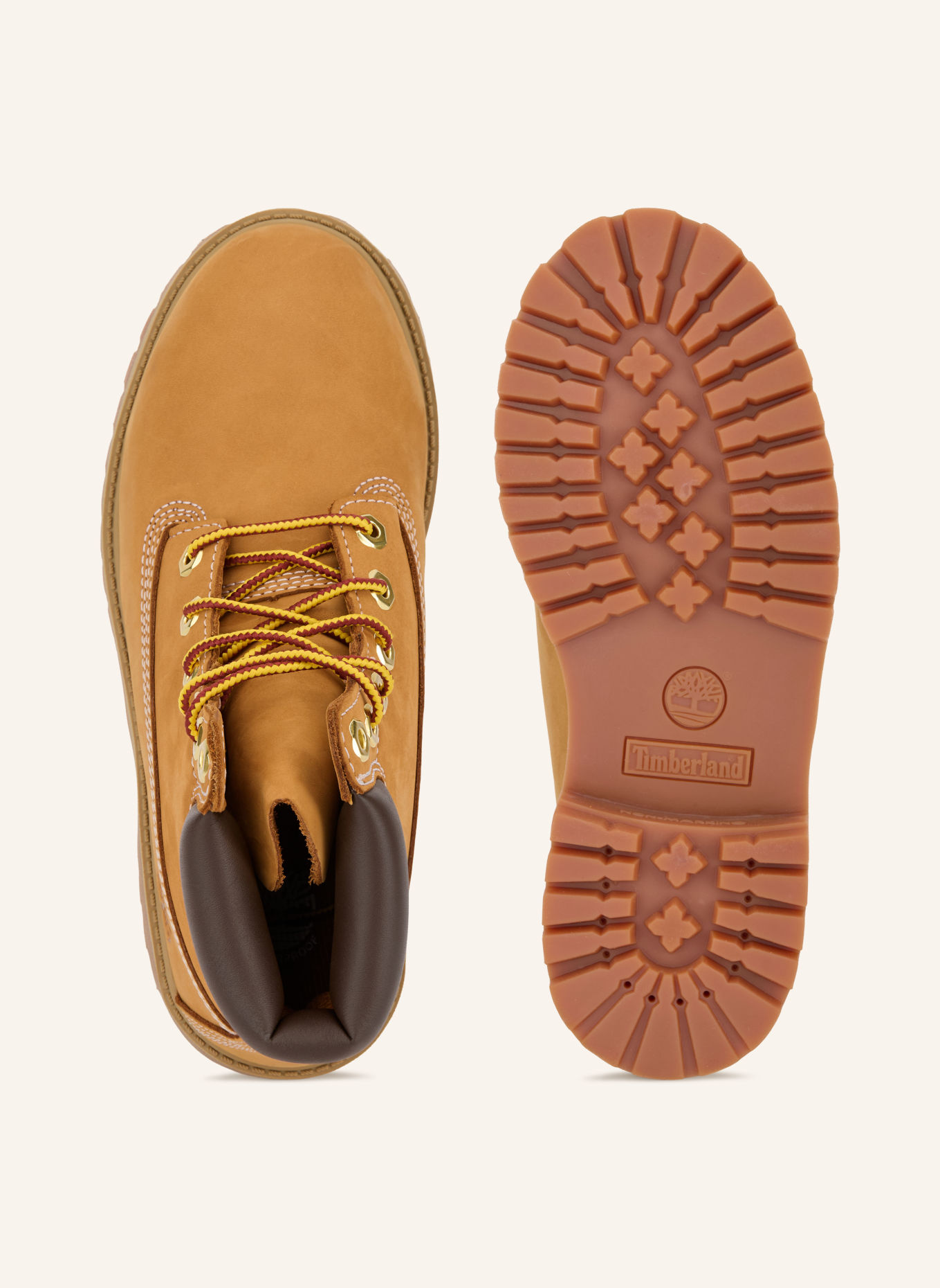 Timberland Schnürboots 6 INCH PREMIUM: CAMEL / DUNKELBRAUN