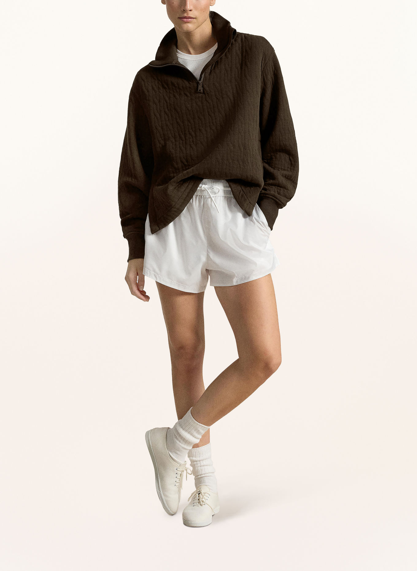 RLX RALPH LAUREN Sweat-Troyer: BRAUN