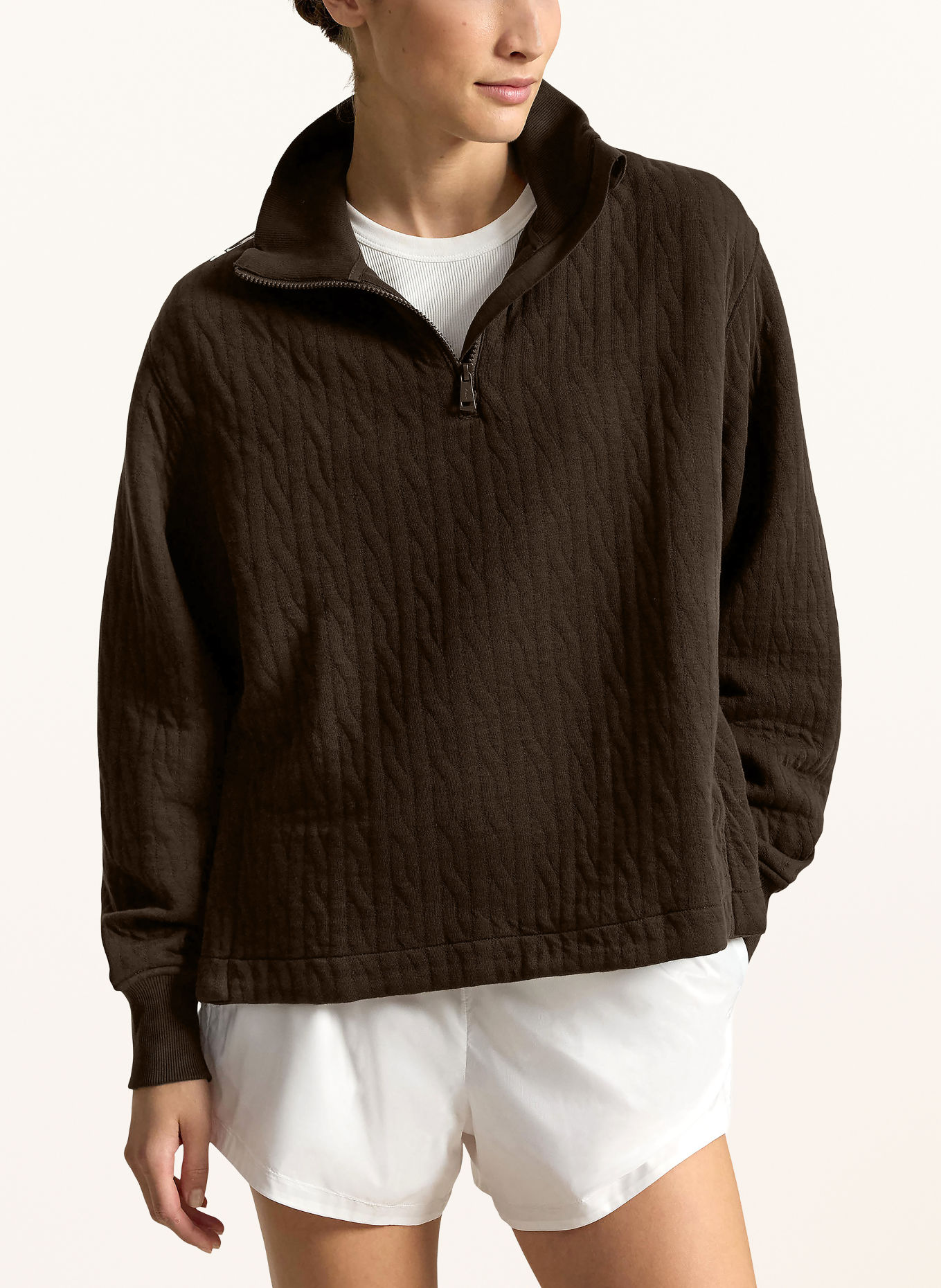RLX RALPH LAUREN Sweat-Troyer: BRAUN