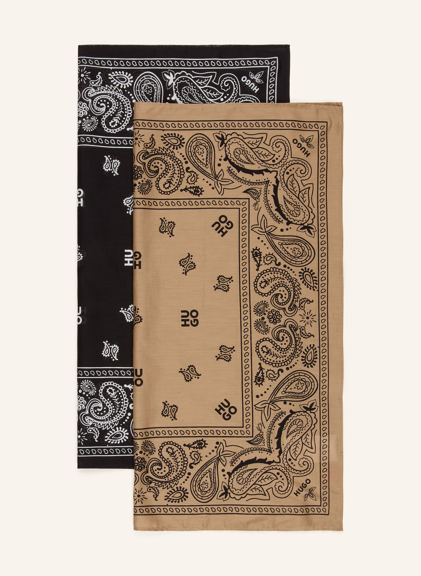 HUGO 2-pack wipes: BLACK / BROWN / WHITE