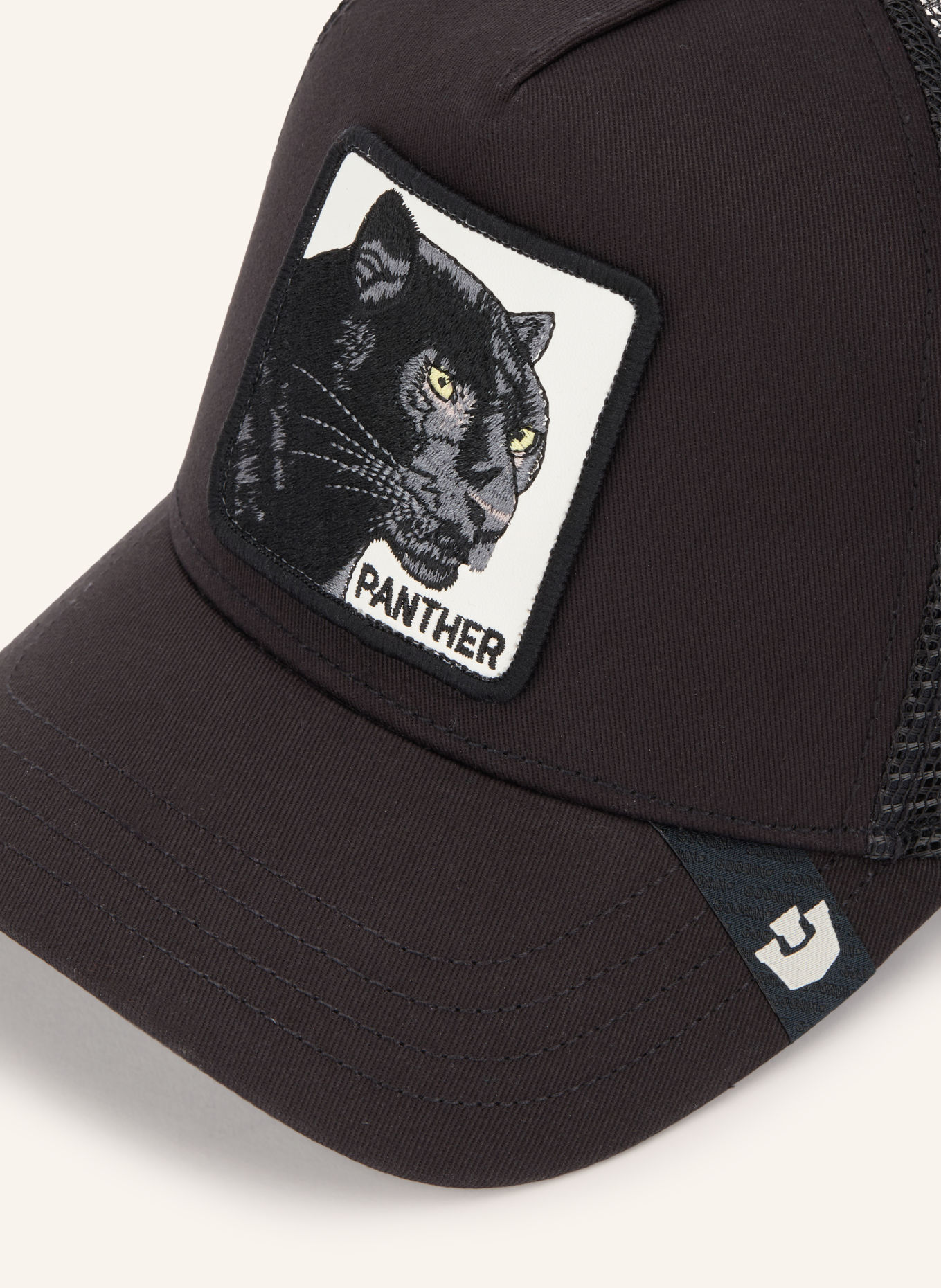 GOORIN BROS. Cap BLACK PANTHER: ZWART / WIT