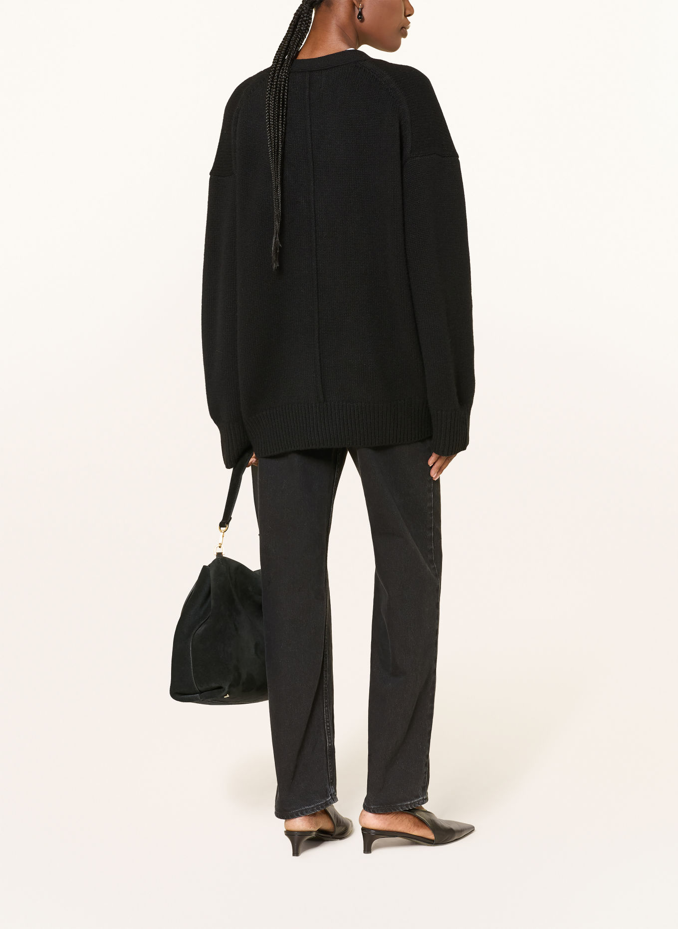 LOULOU DE SAISON Straight jeans JUDE: WASHED GREY WASHED GREY