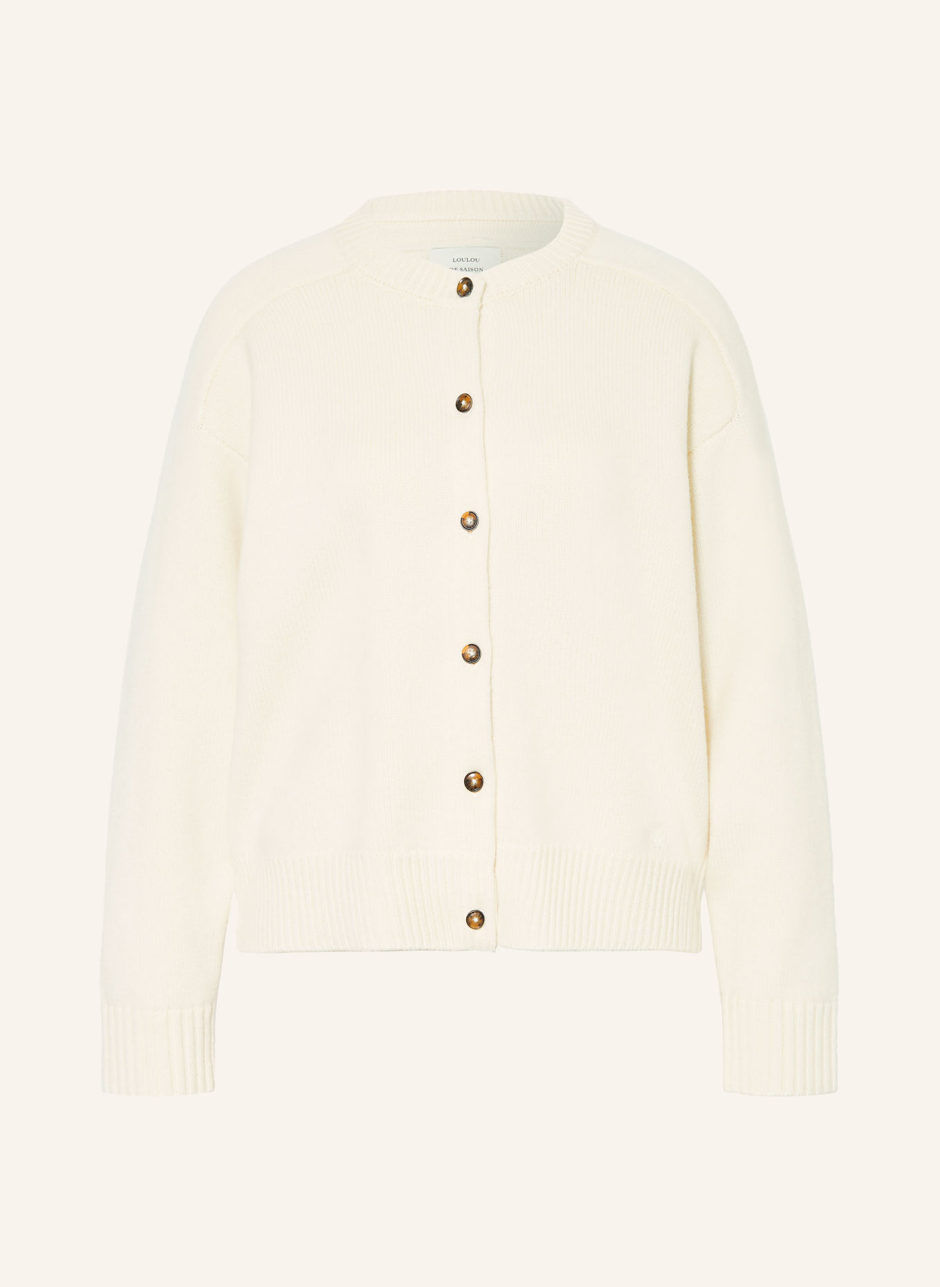 LOULOU DE SAISON Sweter AIDAR: KREMOWY
