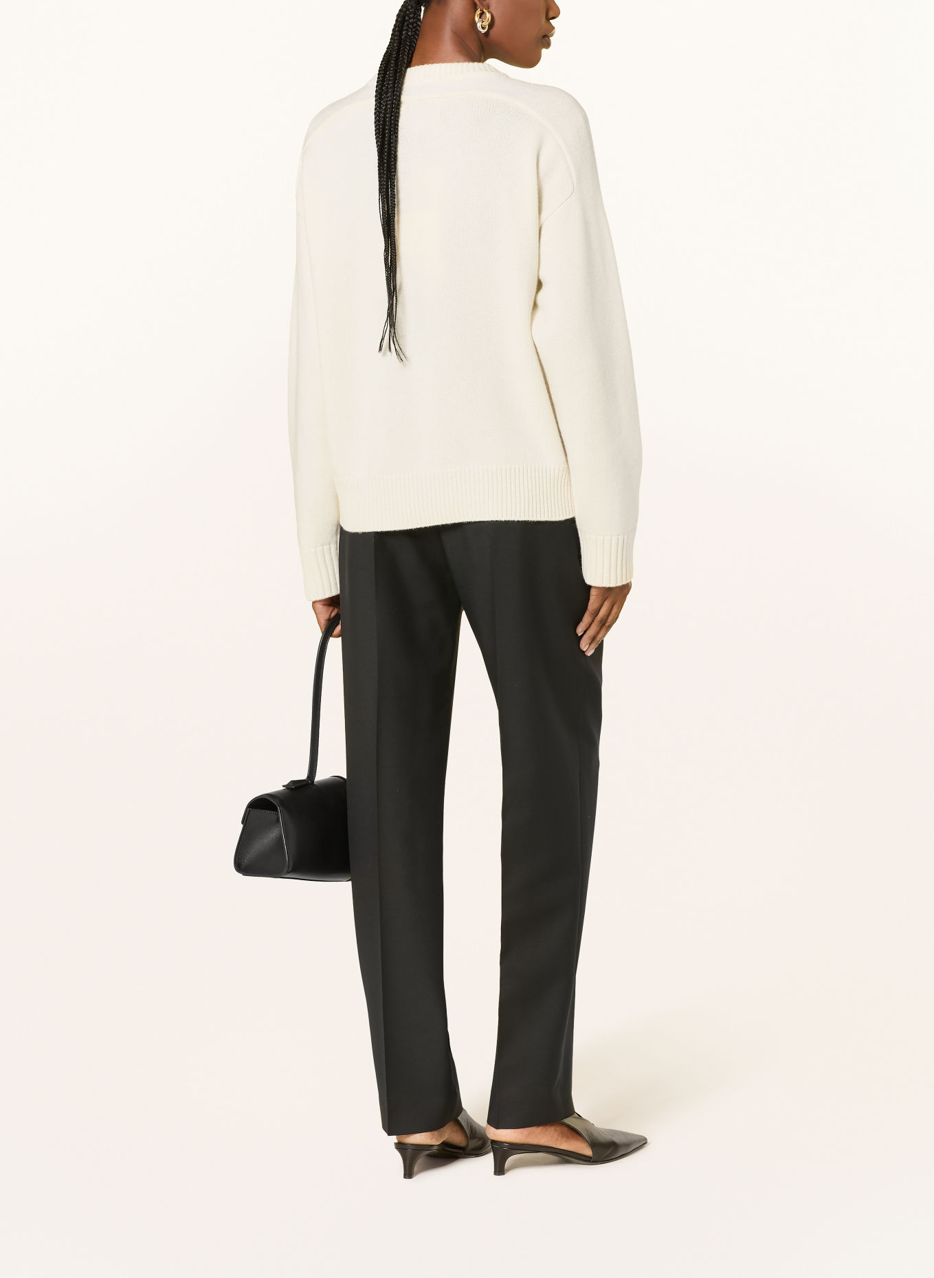 LOULOU DE SAISON Sweter AIDAR: KREMOWY