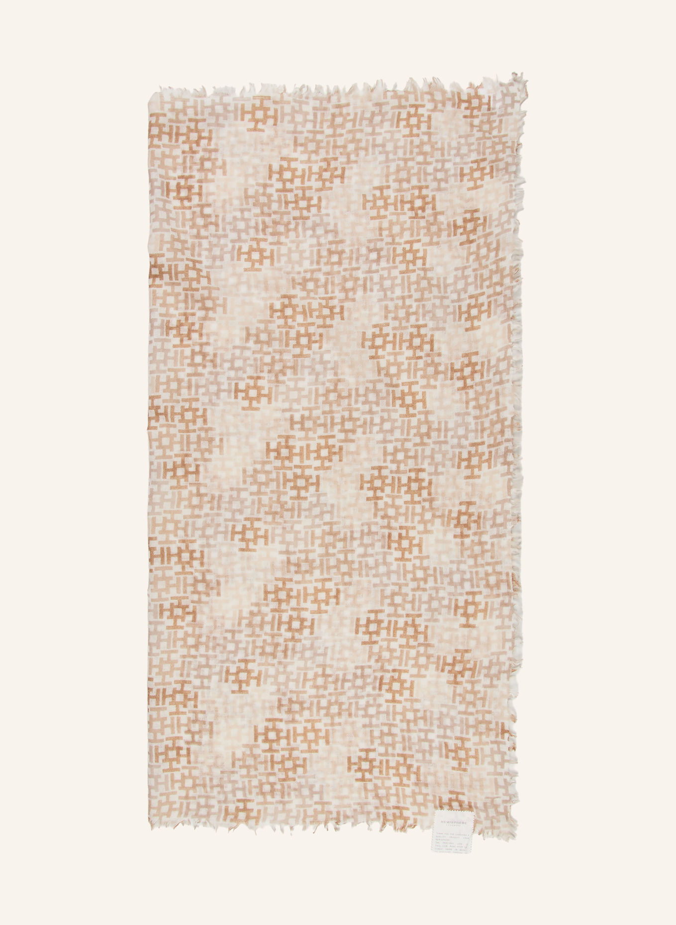 HEMISPHERE Kasjmier sjaal: BEIGE