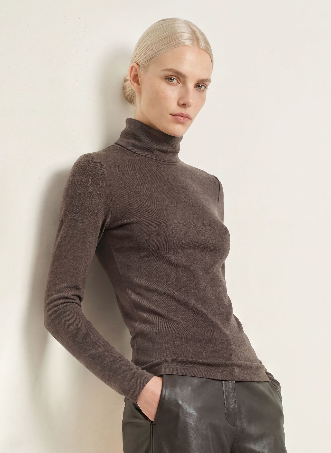 Marc O'Polo Longsleeve: DUNKELBRAUN