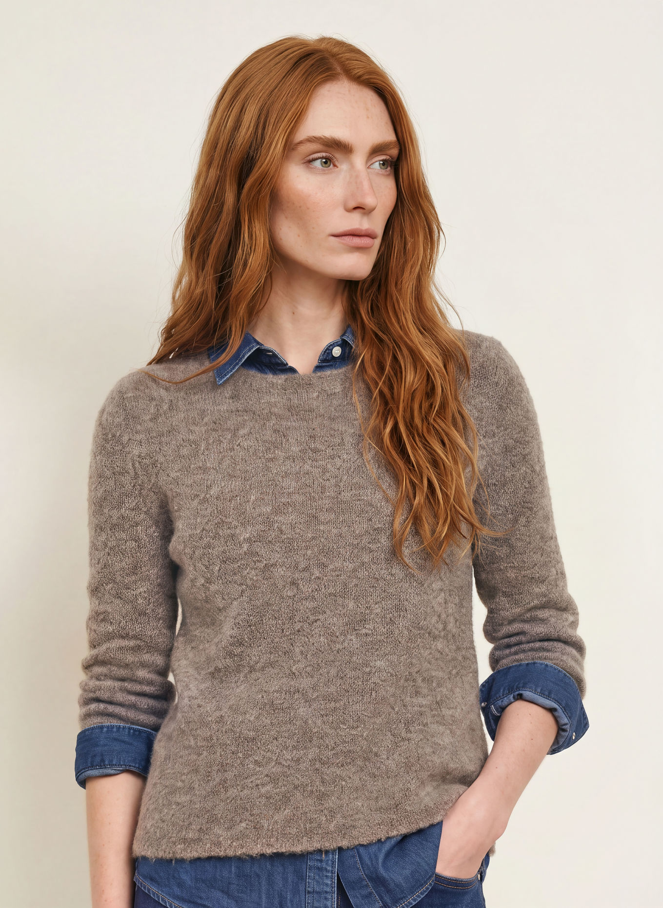 Marc O'Polo Pullover: TAUPE