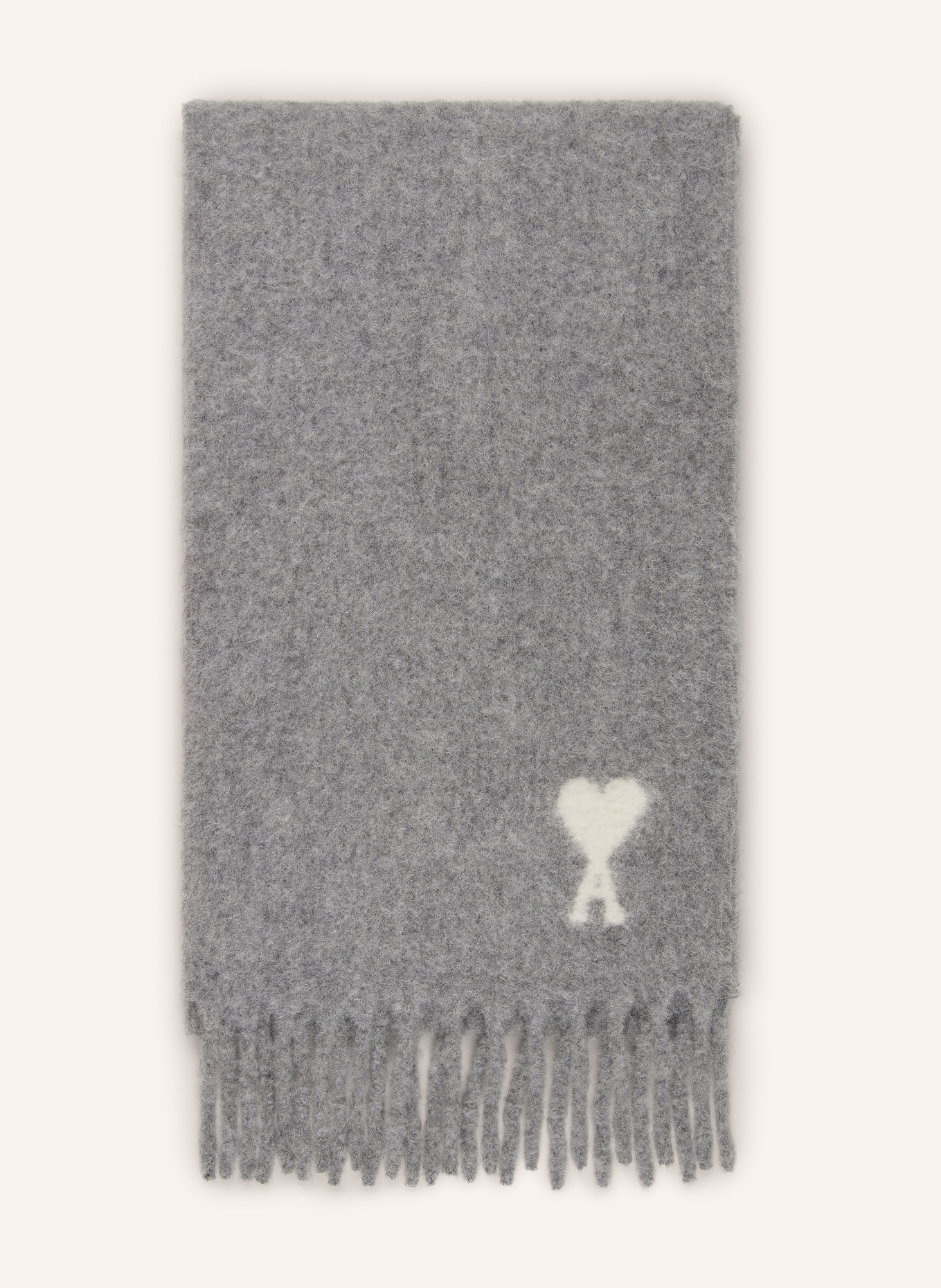 AMI PARIS Alpaca sjaal: GRIJS
