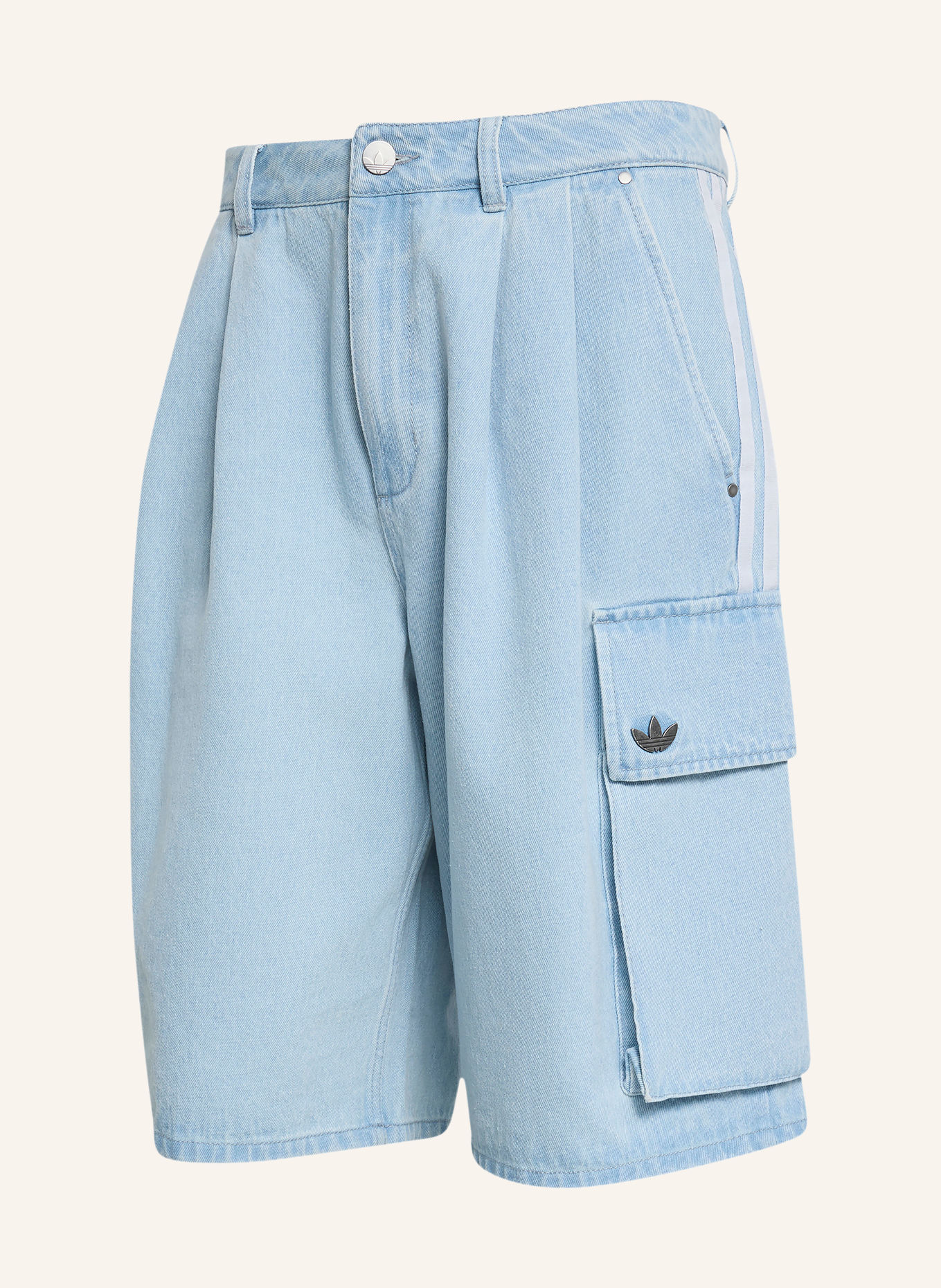 adidas Originals Cargoshorts ADILENIUM 5.0 med resår: LJUSBLÅ