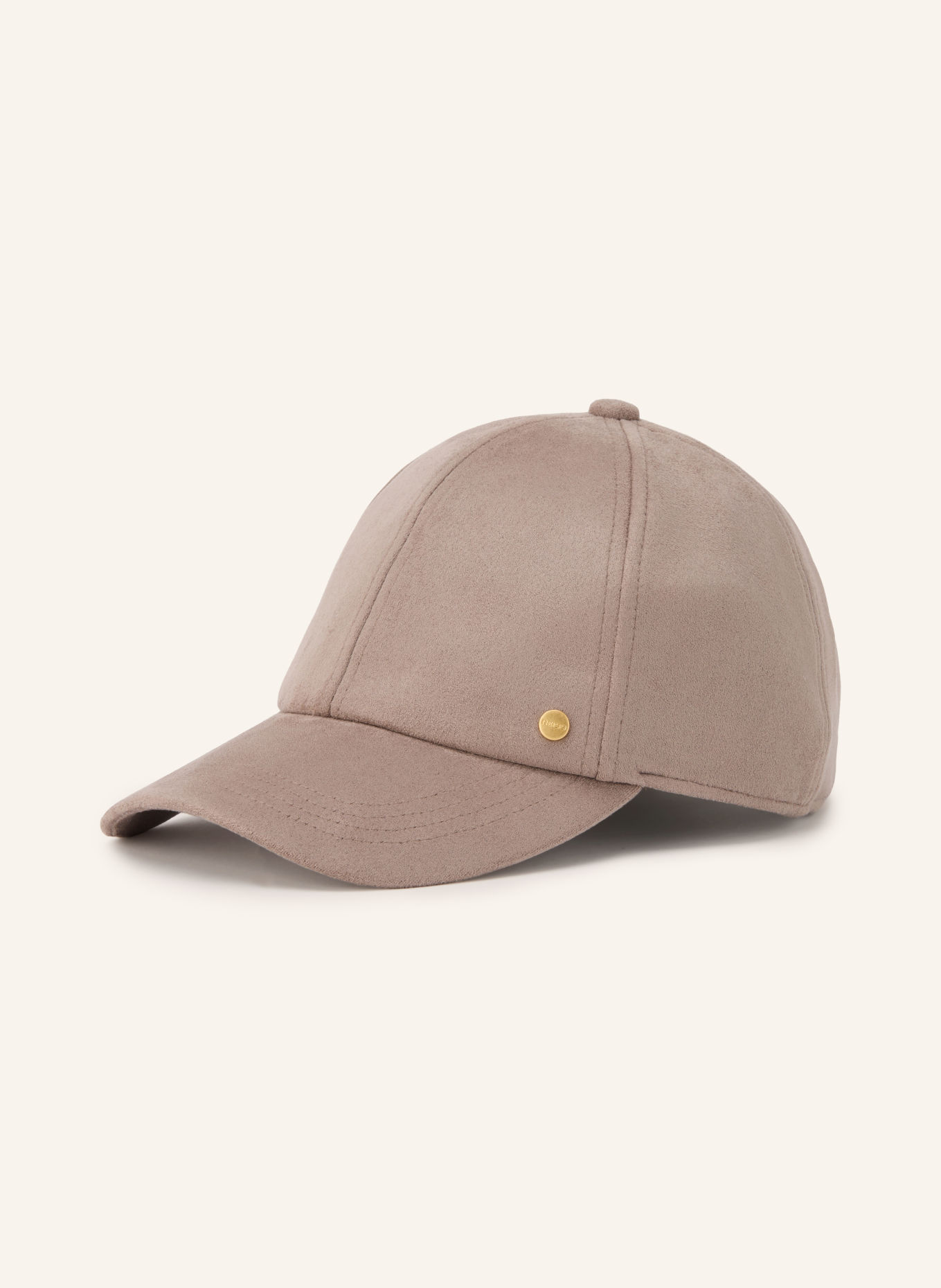 REISS Casquette NICKY aspect cuir: TAUPE