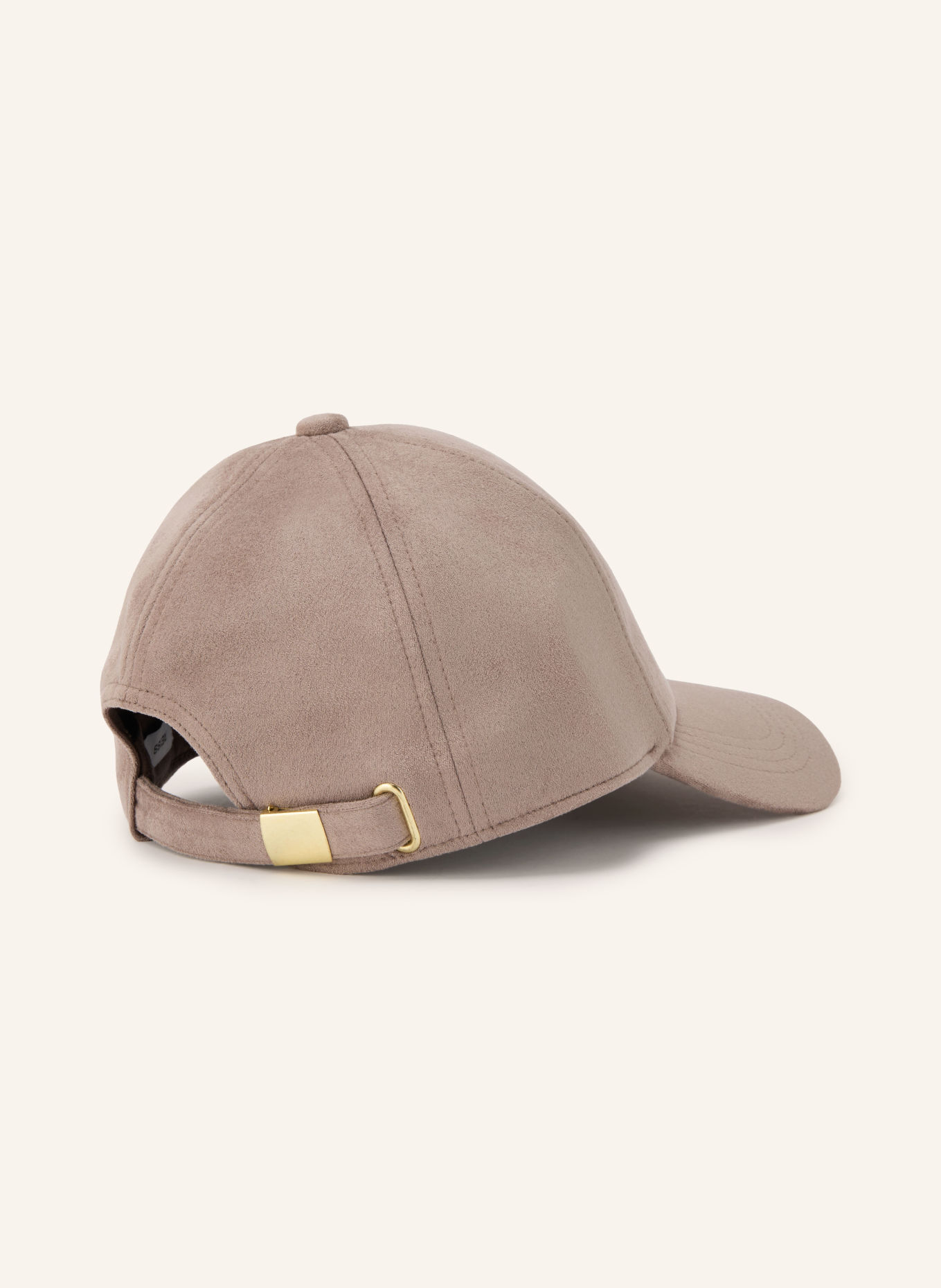 REISS Casquette NICKY aspect cuir: TAUPE
