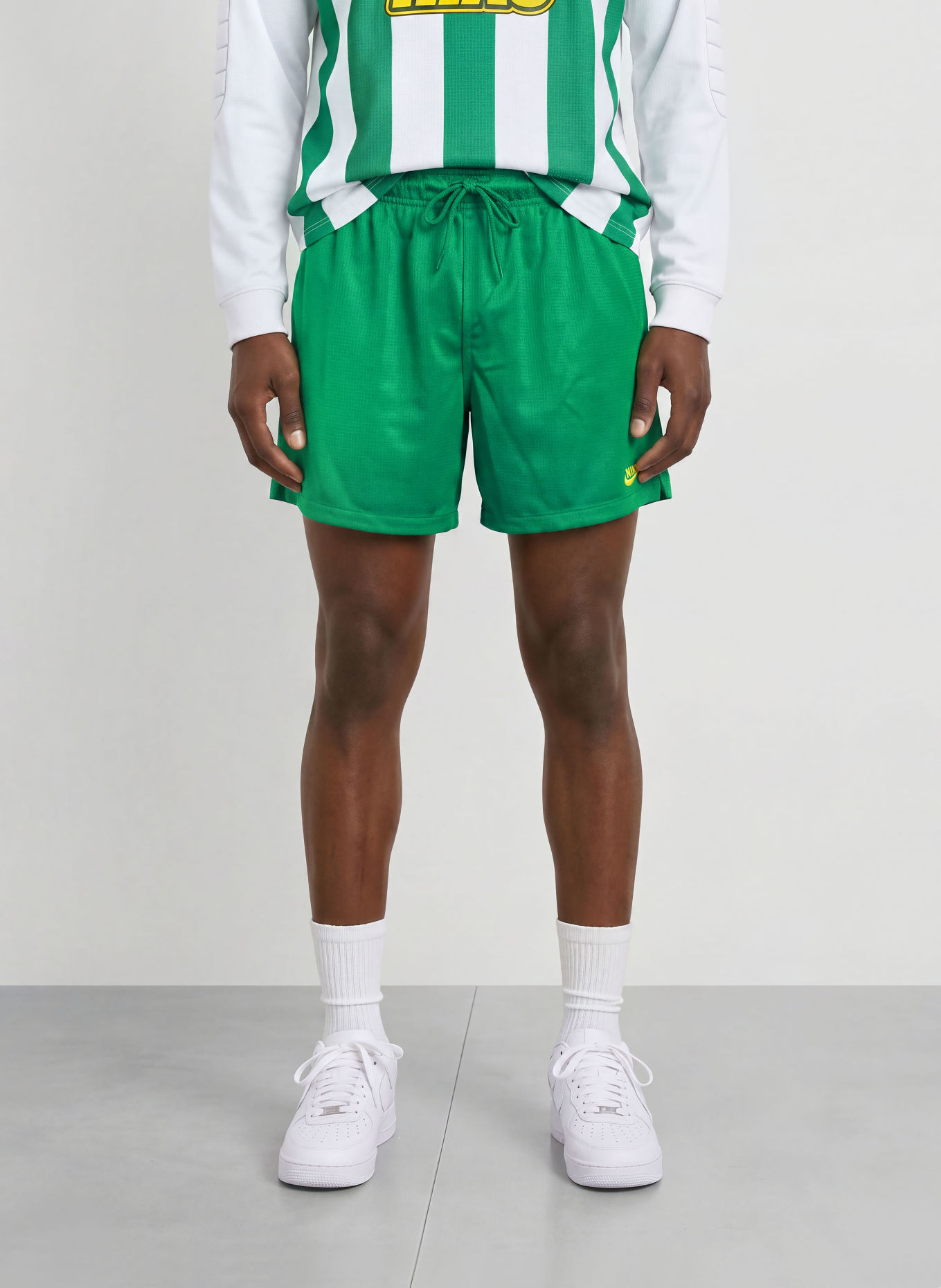Nike Szorty CLUB FLOW: ZIELONY