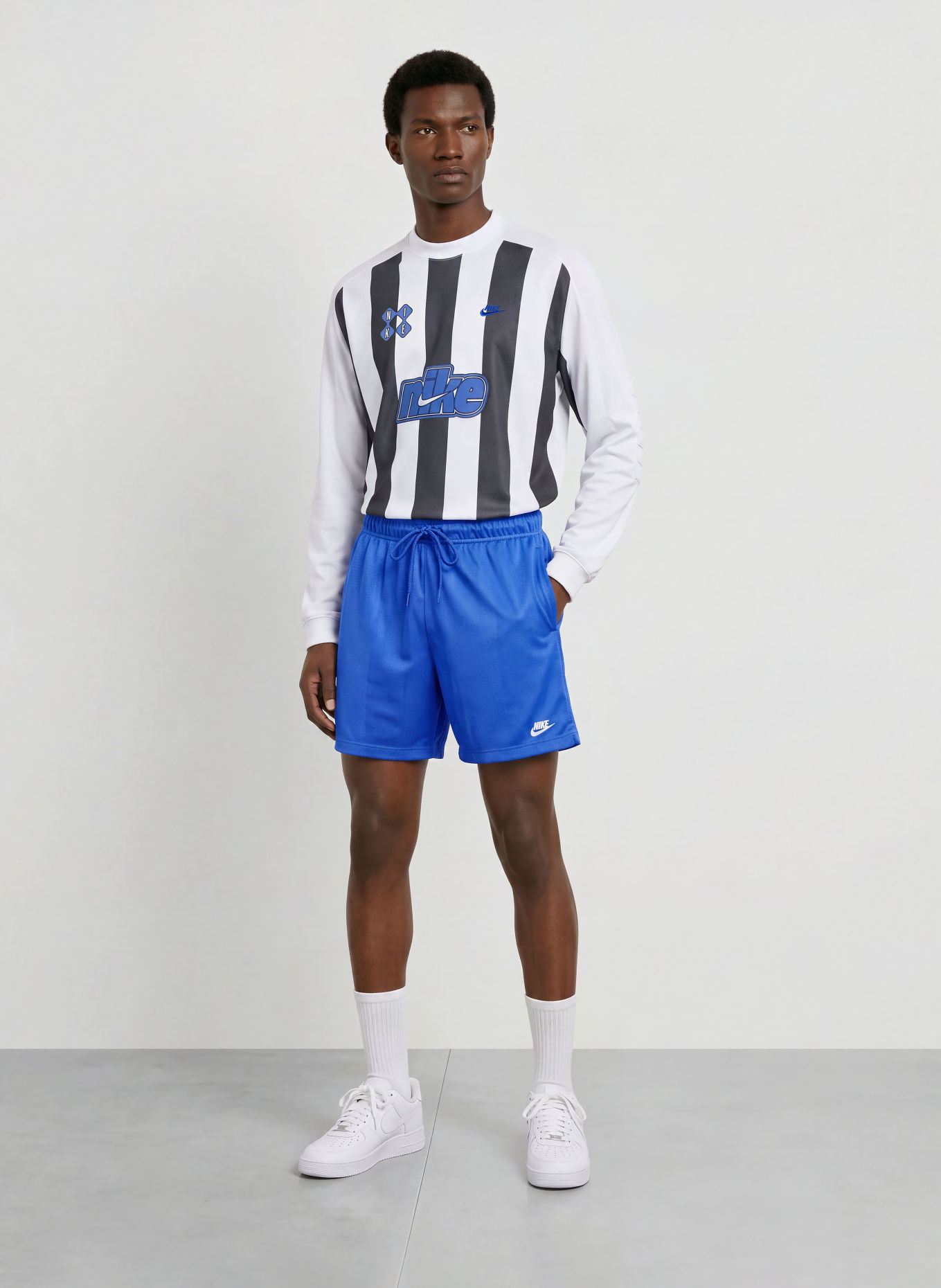 Nike Szorty CLUB FLOW: NIEBIESKI