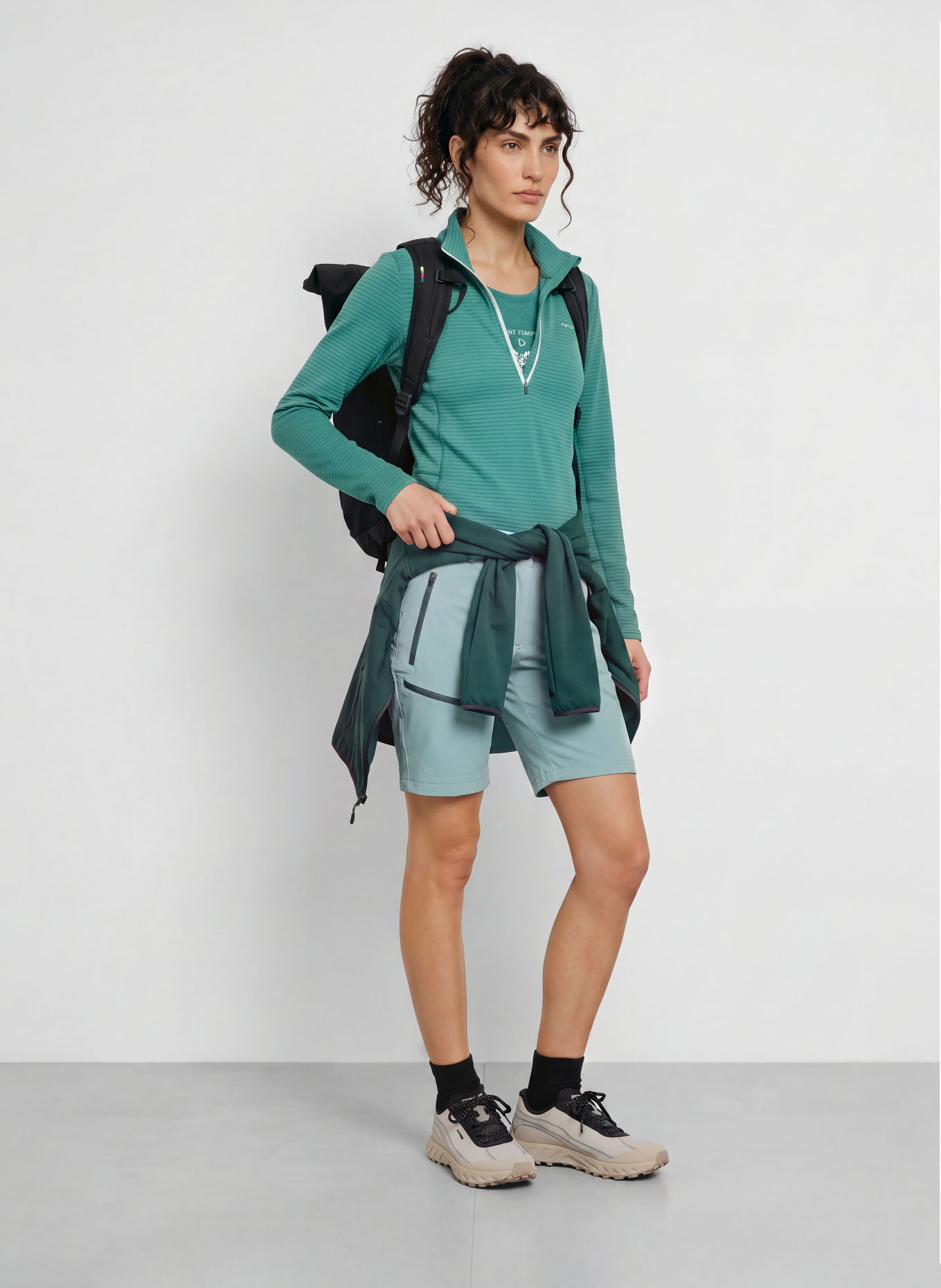 me°ru' LEVANGER Midlayer: GREEN