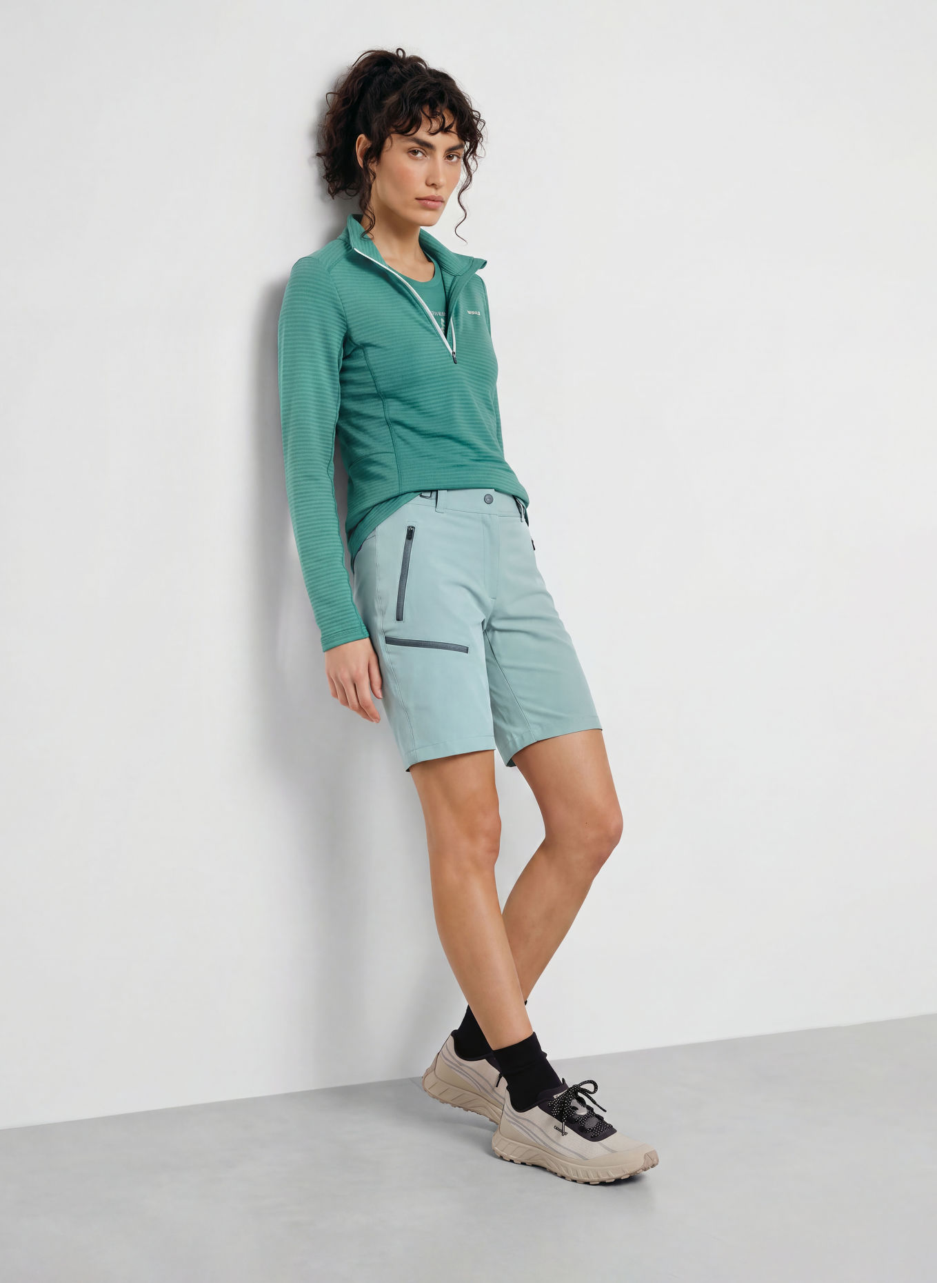 me°ru' LEVANGER Midlayer: GREEN