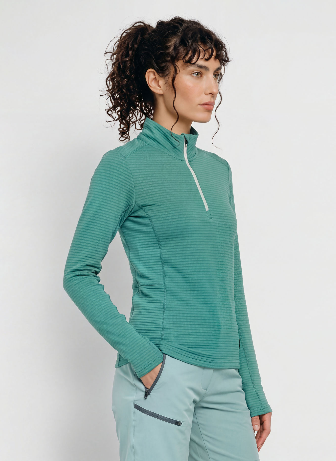 me°ru' LEVANGER Midlayer: GREEN