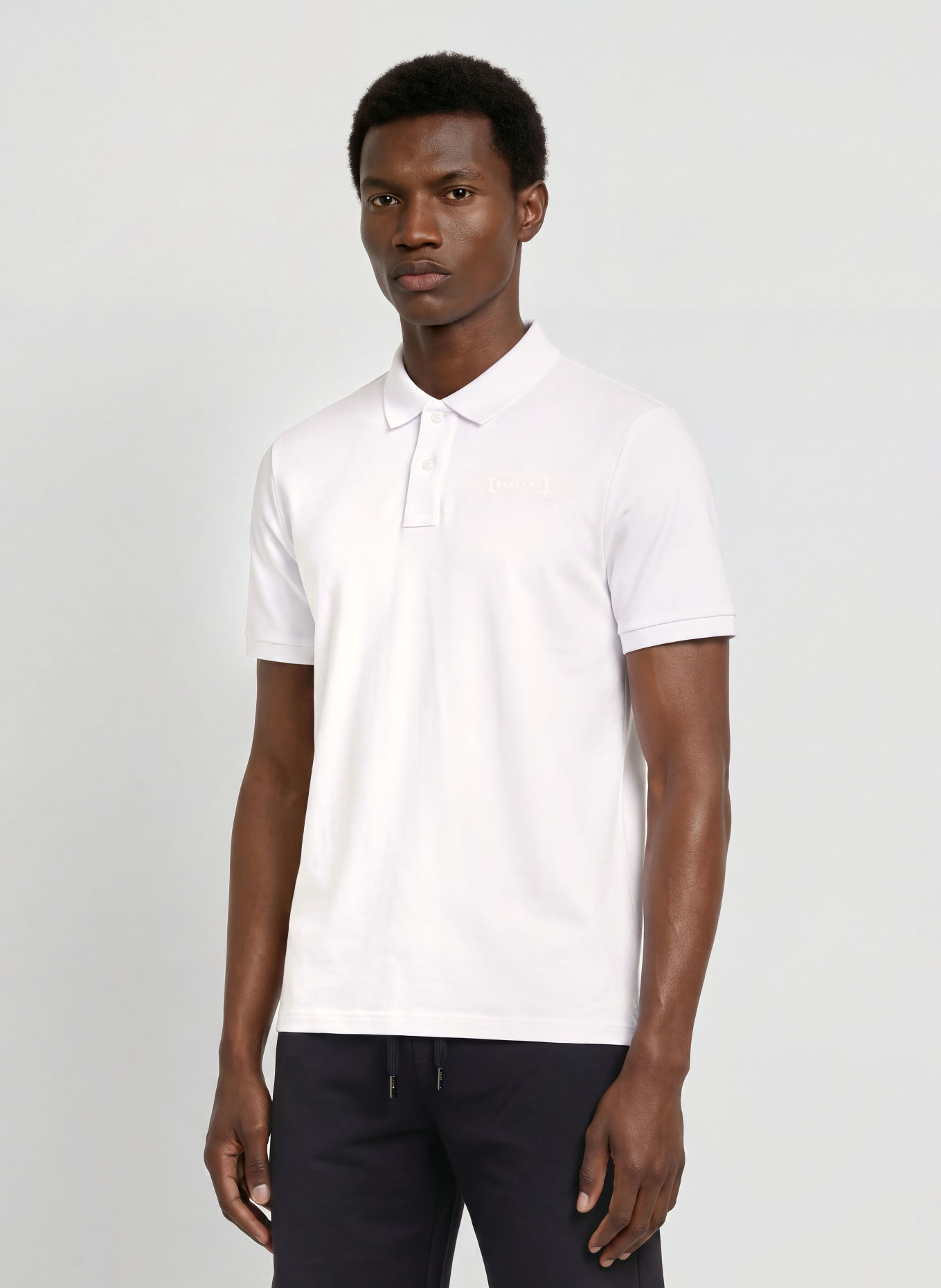 ELBSAND Piqué-poloshirt LIAS Regular Fit: WIT