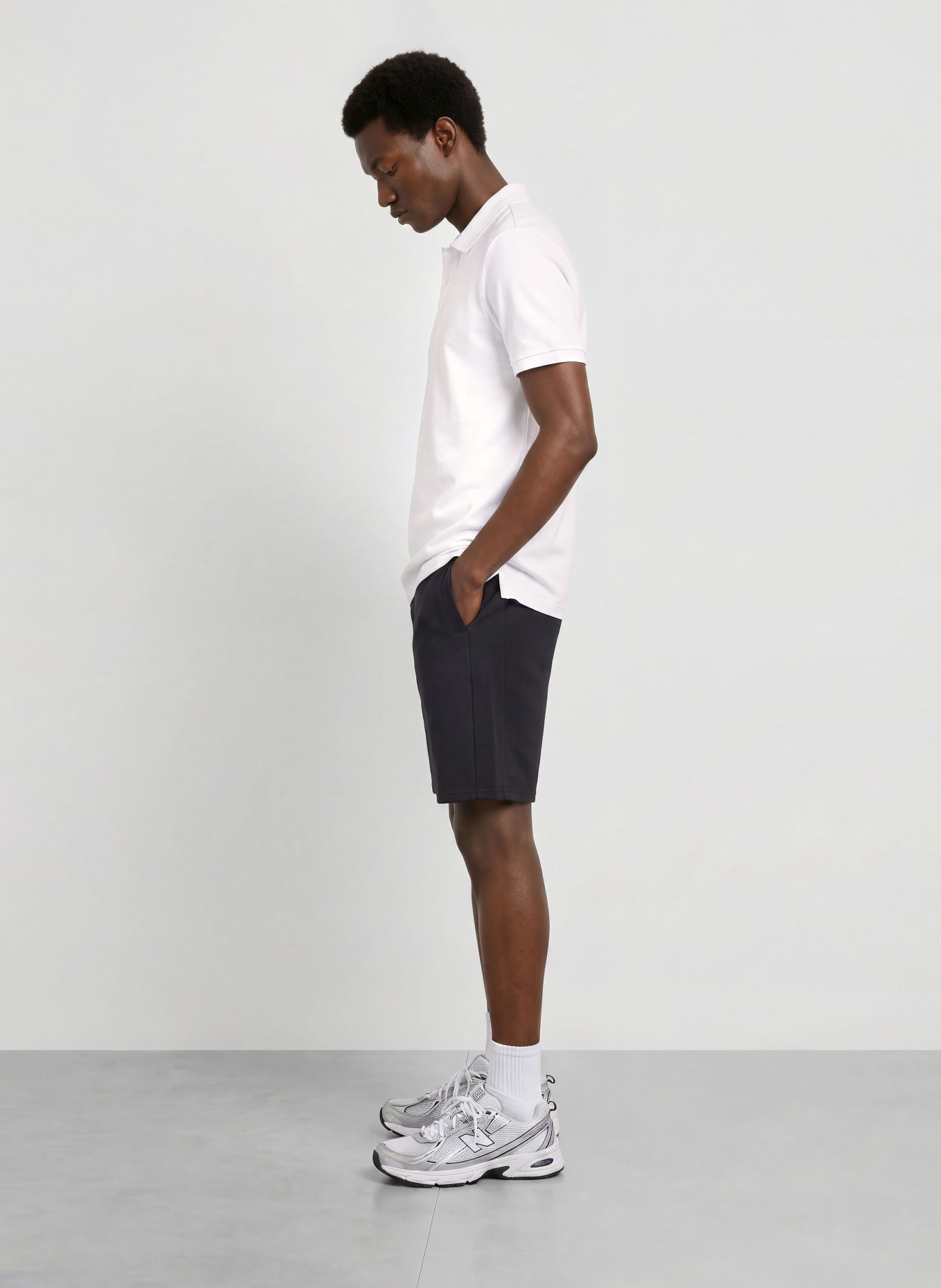 ELBSAND Piqué-poloshirt LIAS Regular Fit: WIT