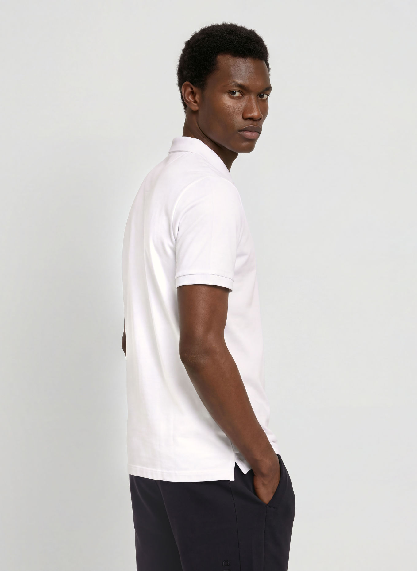 ELBSAND Piqué-poloshirt LIAS Regular Fit: WIT