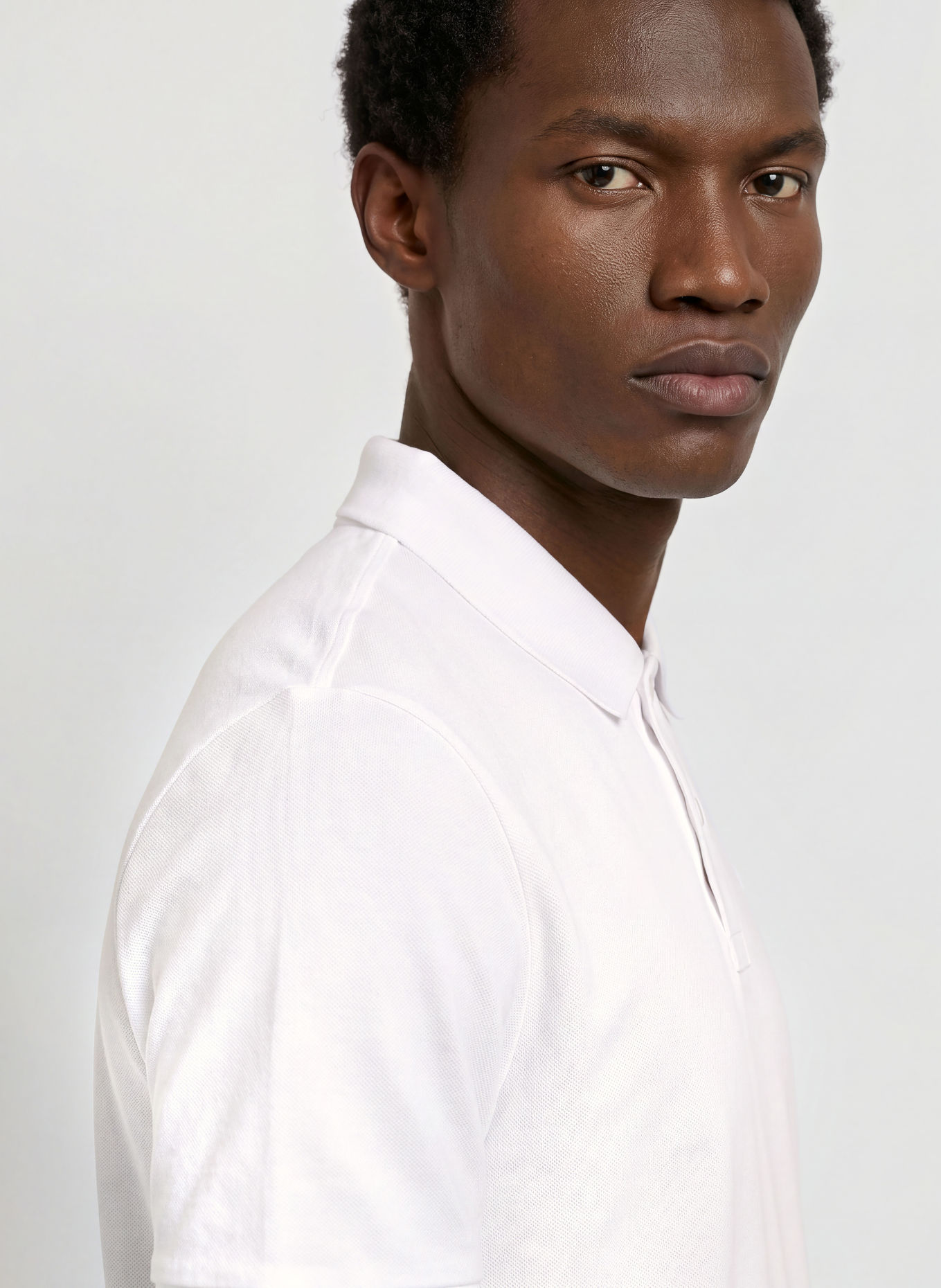 ELBSAND Piqué-poloshirt LIAS Regular Fit: WIT