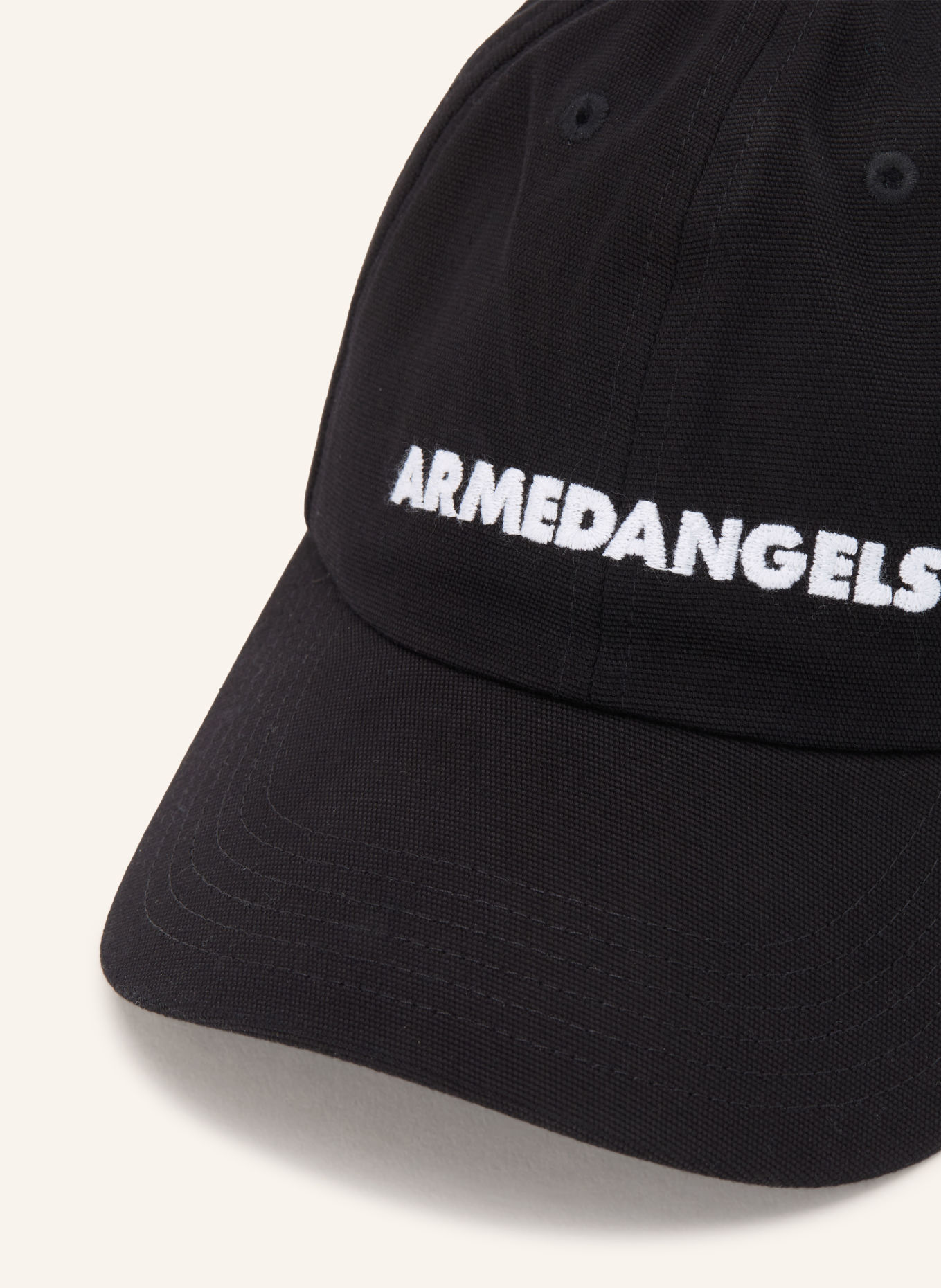ARMEDANGELS Cap: SCHWARZ