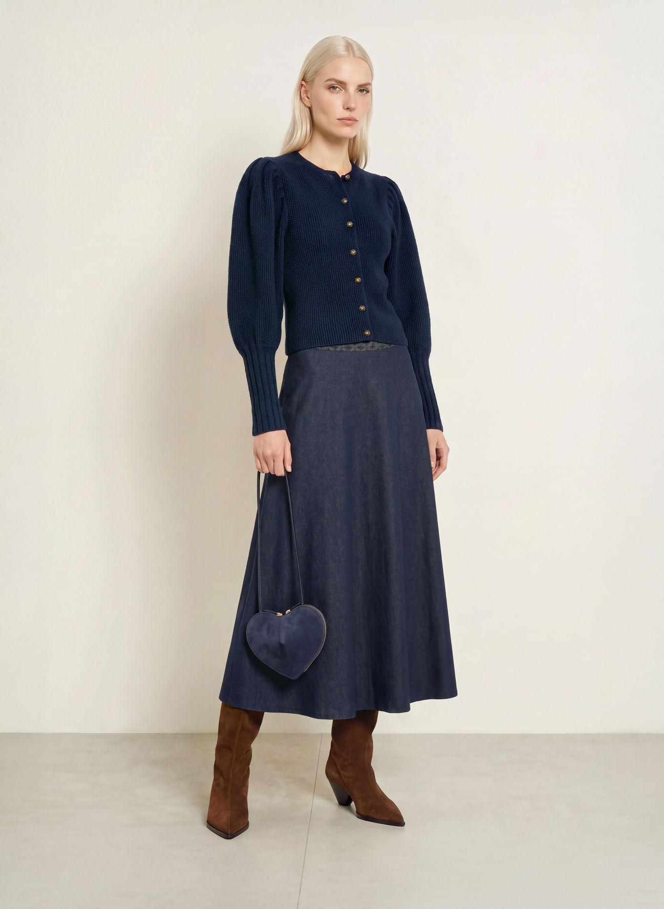 Gottseidank Strickjacke GISELA: DUNKELBLAU