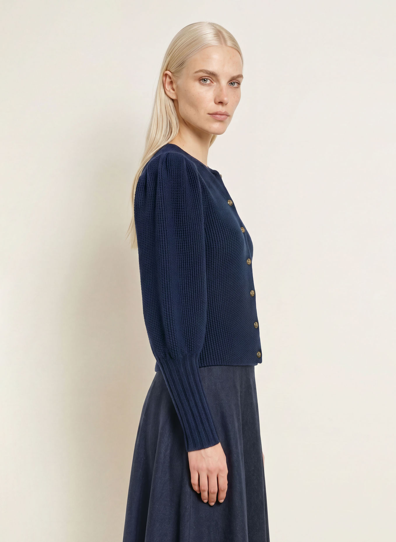 Gottseidank Strickjacke GISELA: DUNKELBLAU