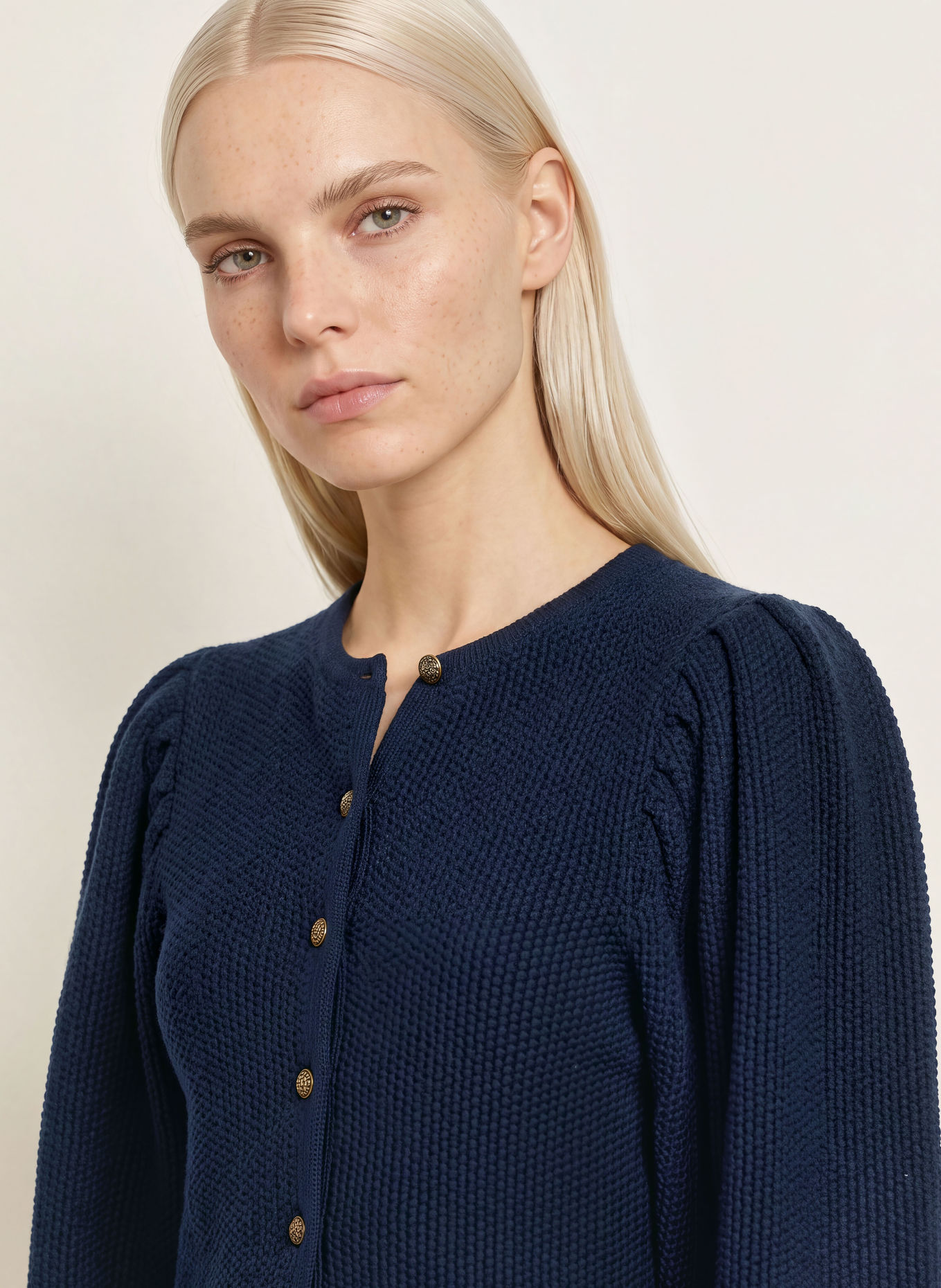 Gottseidank Strickjacke GISELA: DUNKELBLAU