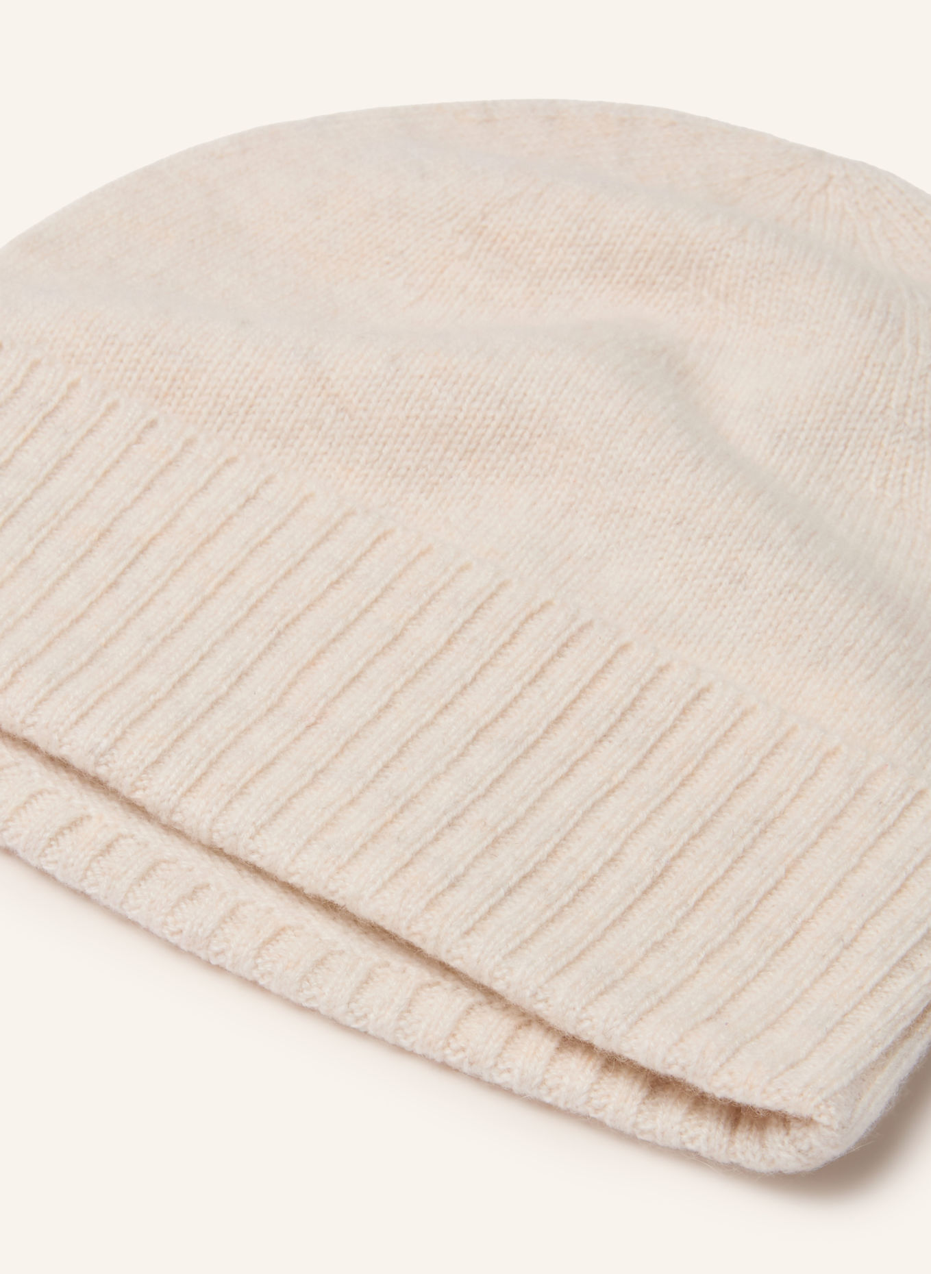 darling harbour Cashmere-Mütze: Oat Melange