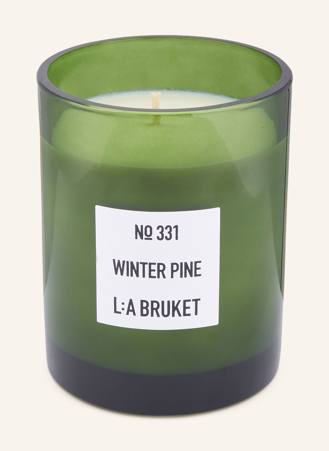 L:A BRUKET Duftkerze 331 WINTER PINE: GRÜN