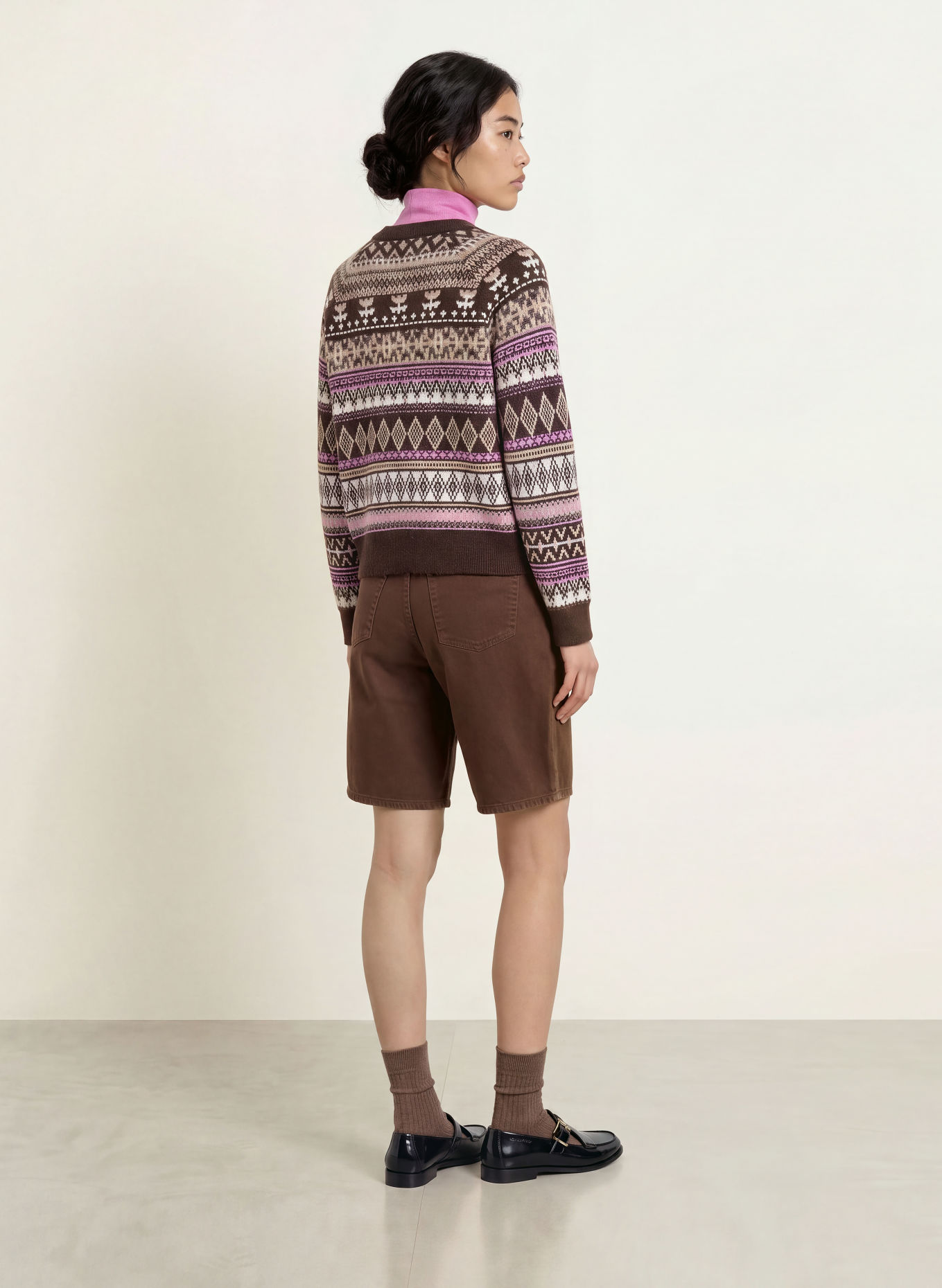 Marc O'Polo DENIM Jeansshorts JONNDA: MARRON FONCÉ