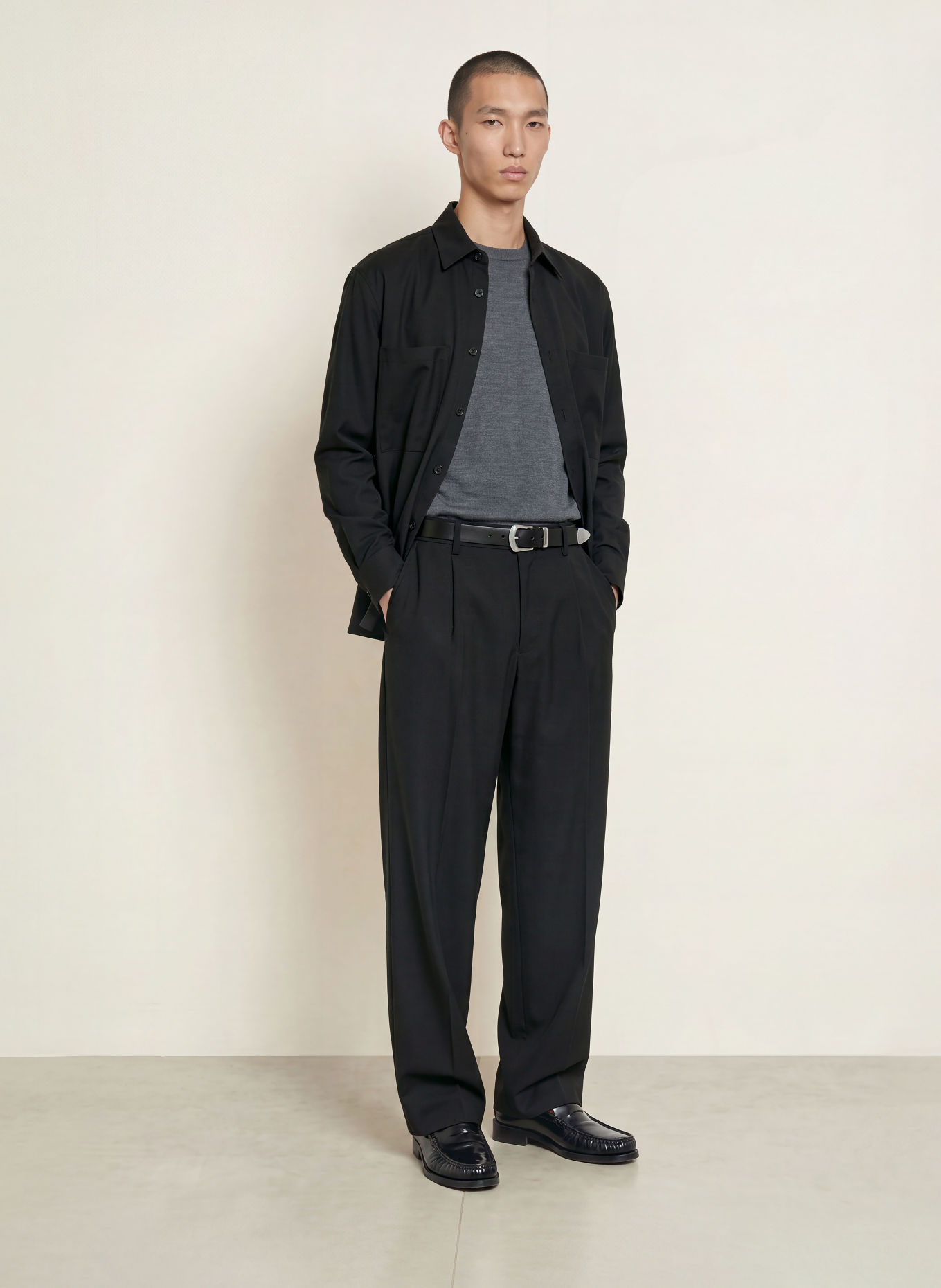 NN.07 Anzughose KAY Relaxed Fit: 999 BLACK