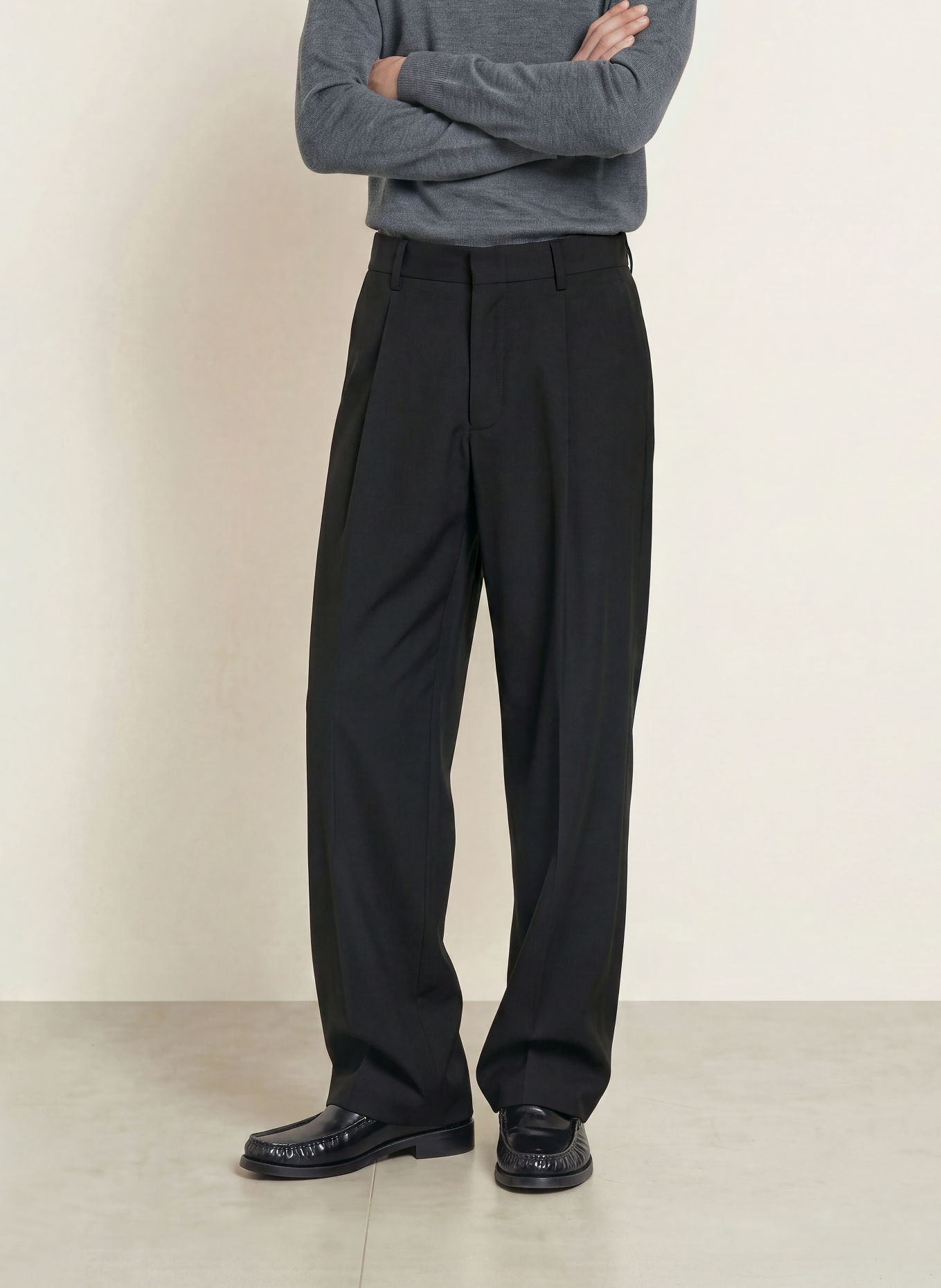 NN.07 Anzughose KAY Relaxed Fit: 999 BLACK