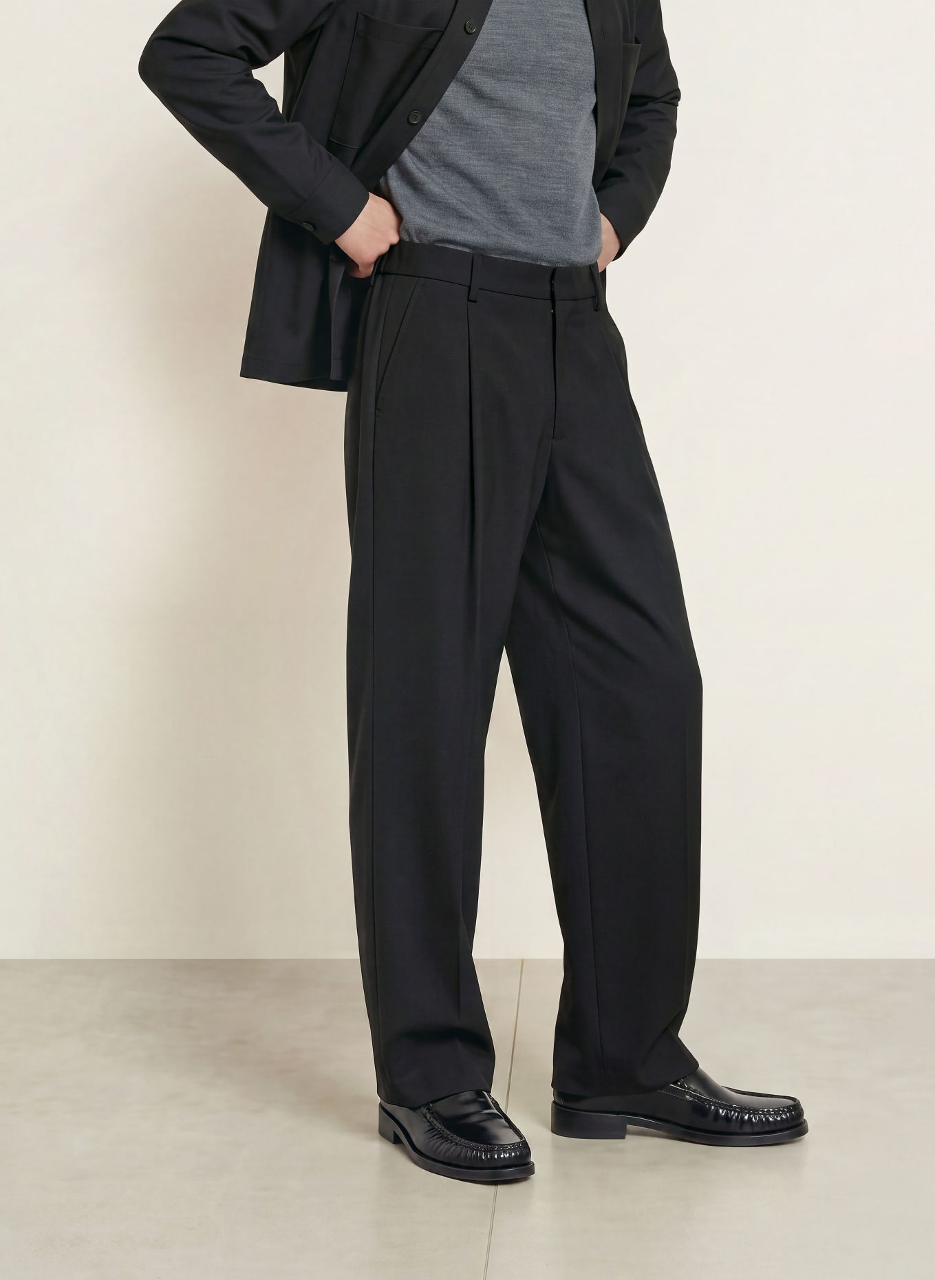 NN.07 Anzughose KAY Relaxed Fit: 999 BLACK